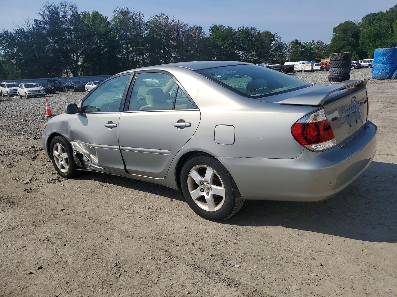 2005 Toyota Camry Se Silver vin: 4T1BE32K95U533549