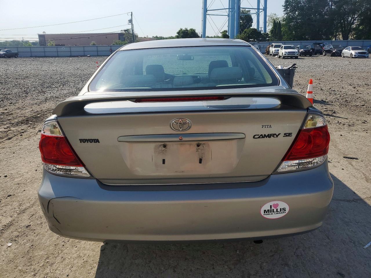 2005 Toyota Camry Se Silver vin: 4T1BE32K95U533549