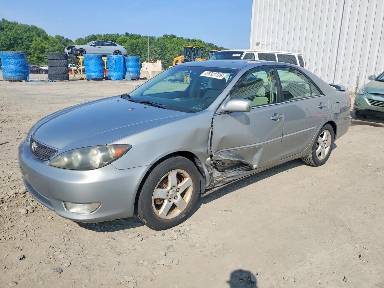 2005 Toyota Camry Se Silver vin: 4T1BE32K95U533549