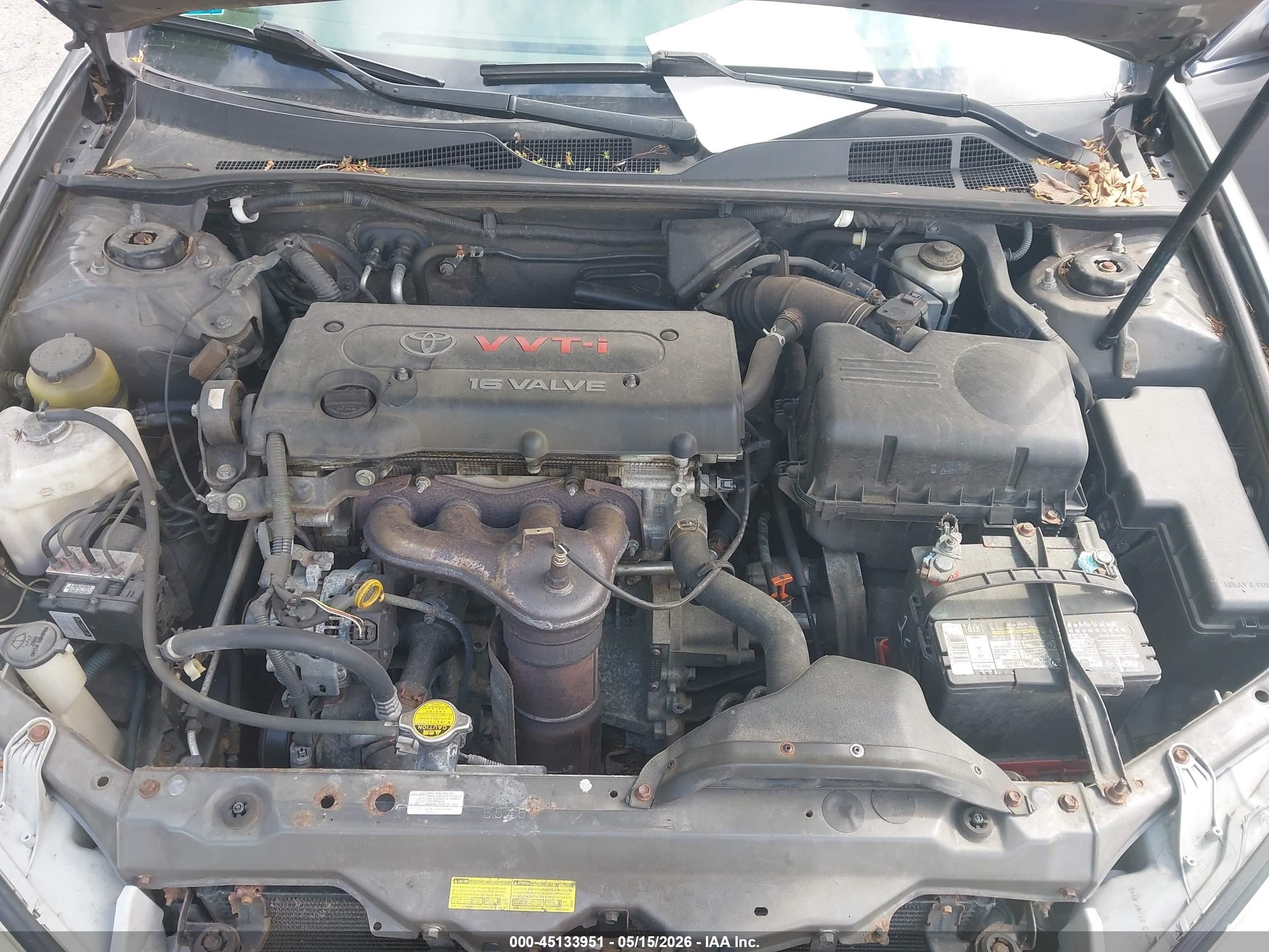 2005 Toyota Camry Le Серый vin: 4T1BE32K95U551422