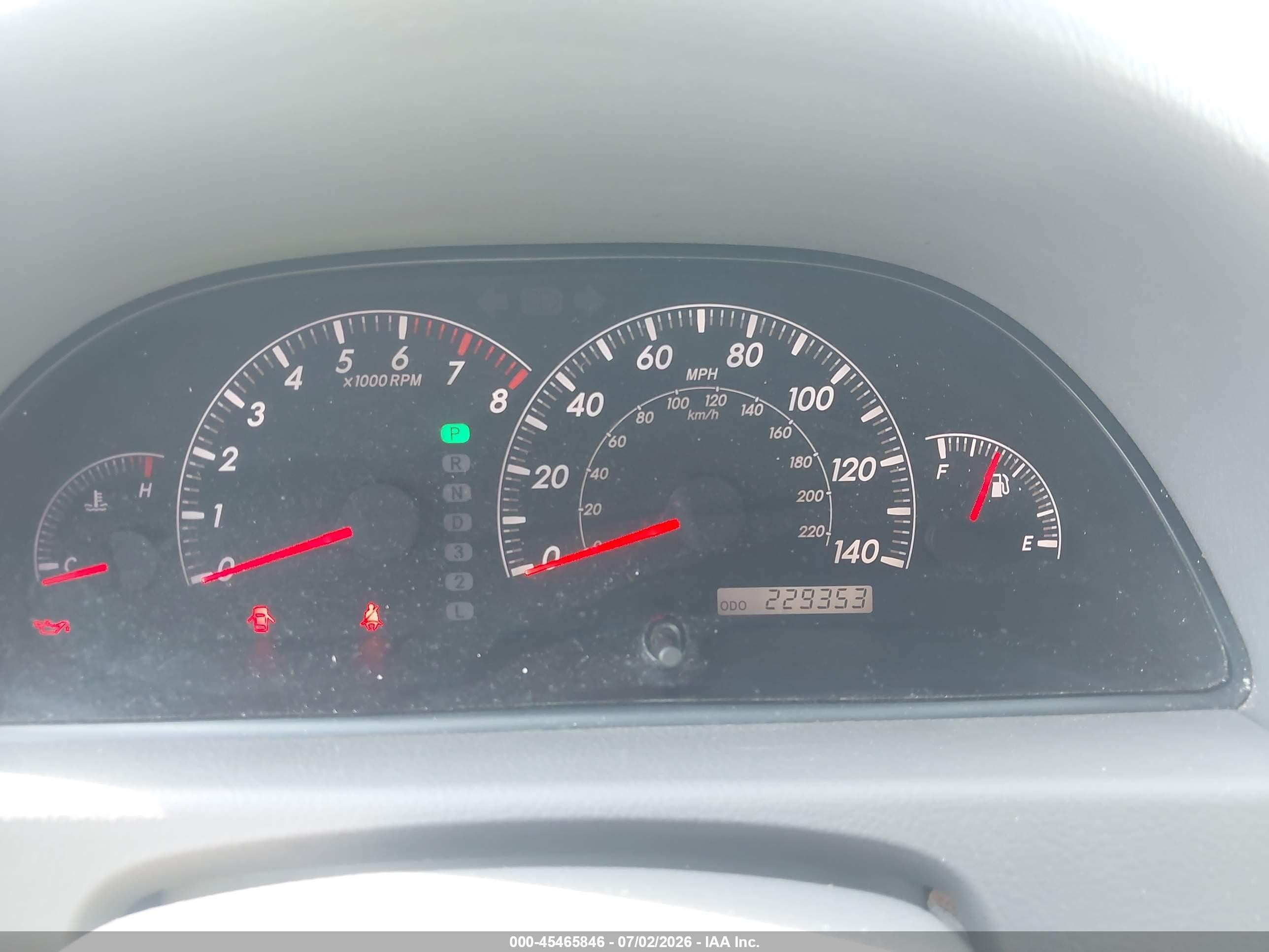 2005 Toyota Camry Le Gray vin: 4T1BE32K95U985369