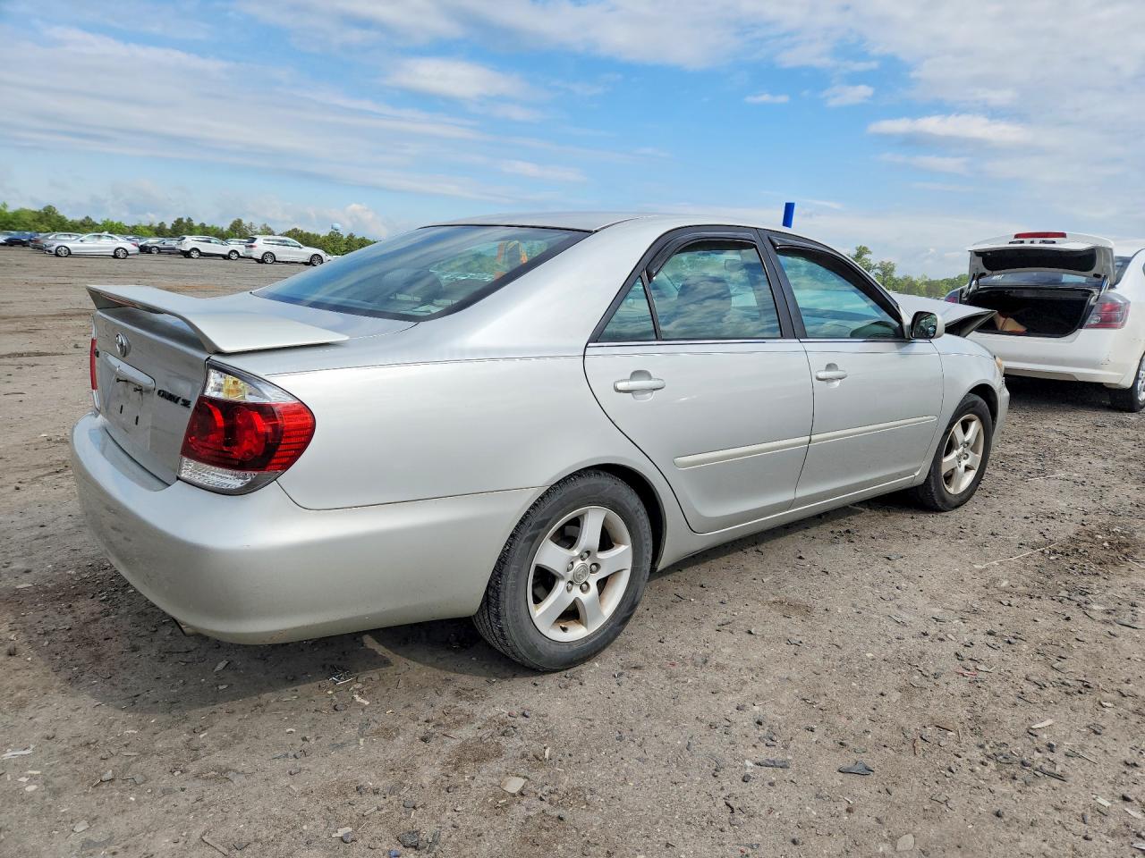 2006 Toyota Camry Se Silver vin: 4T1BE32K96U113176
