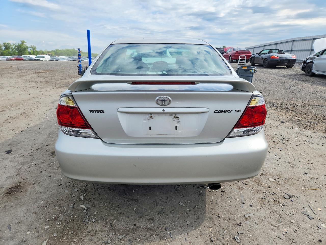 2006 Toyota Camry Se Silver vin: 4T1BE32K96U113176