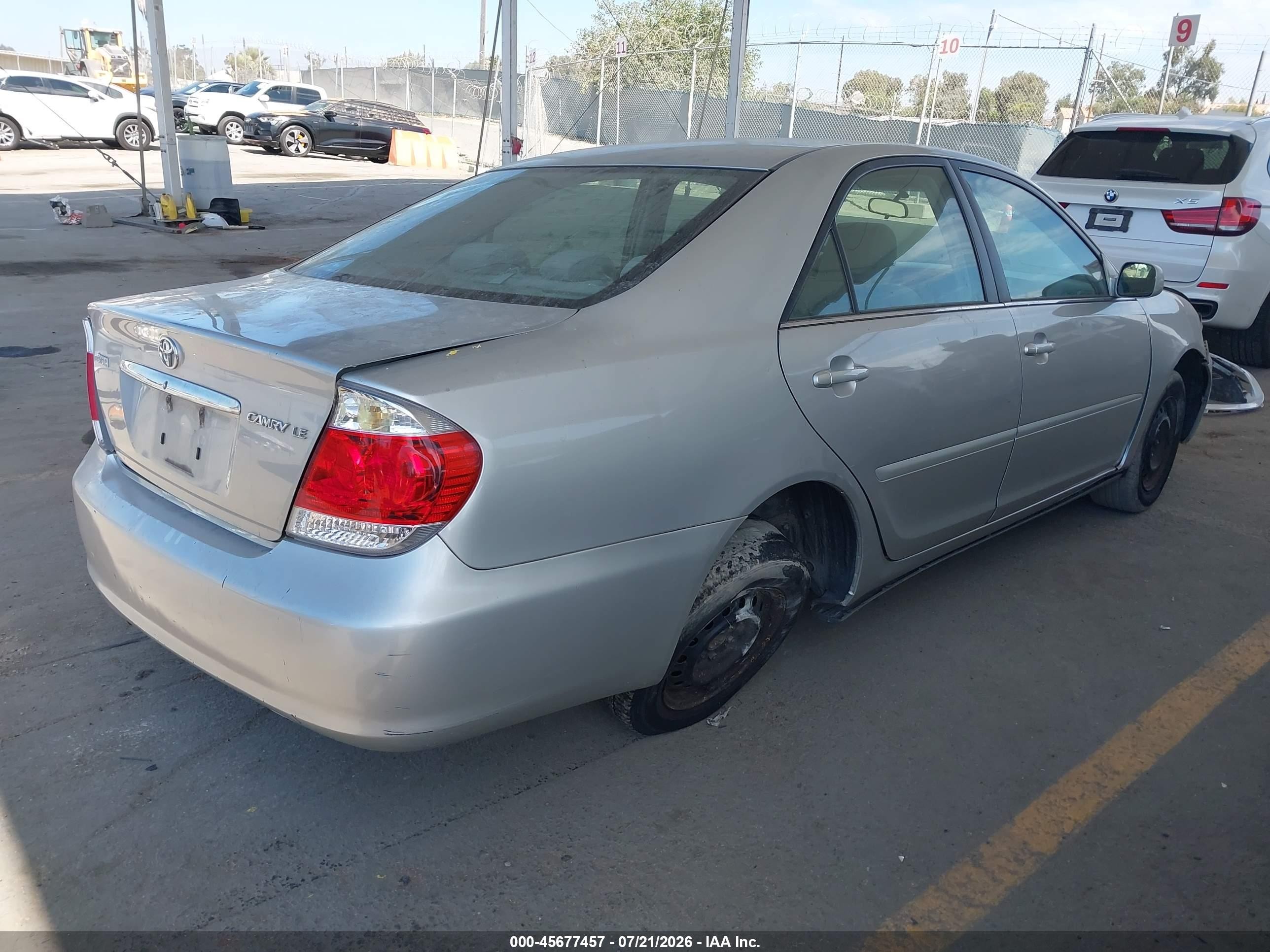 2006 Toyota Camry Le Silver vin: 4T1BE32K96U119107