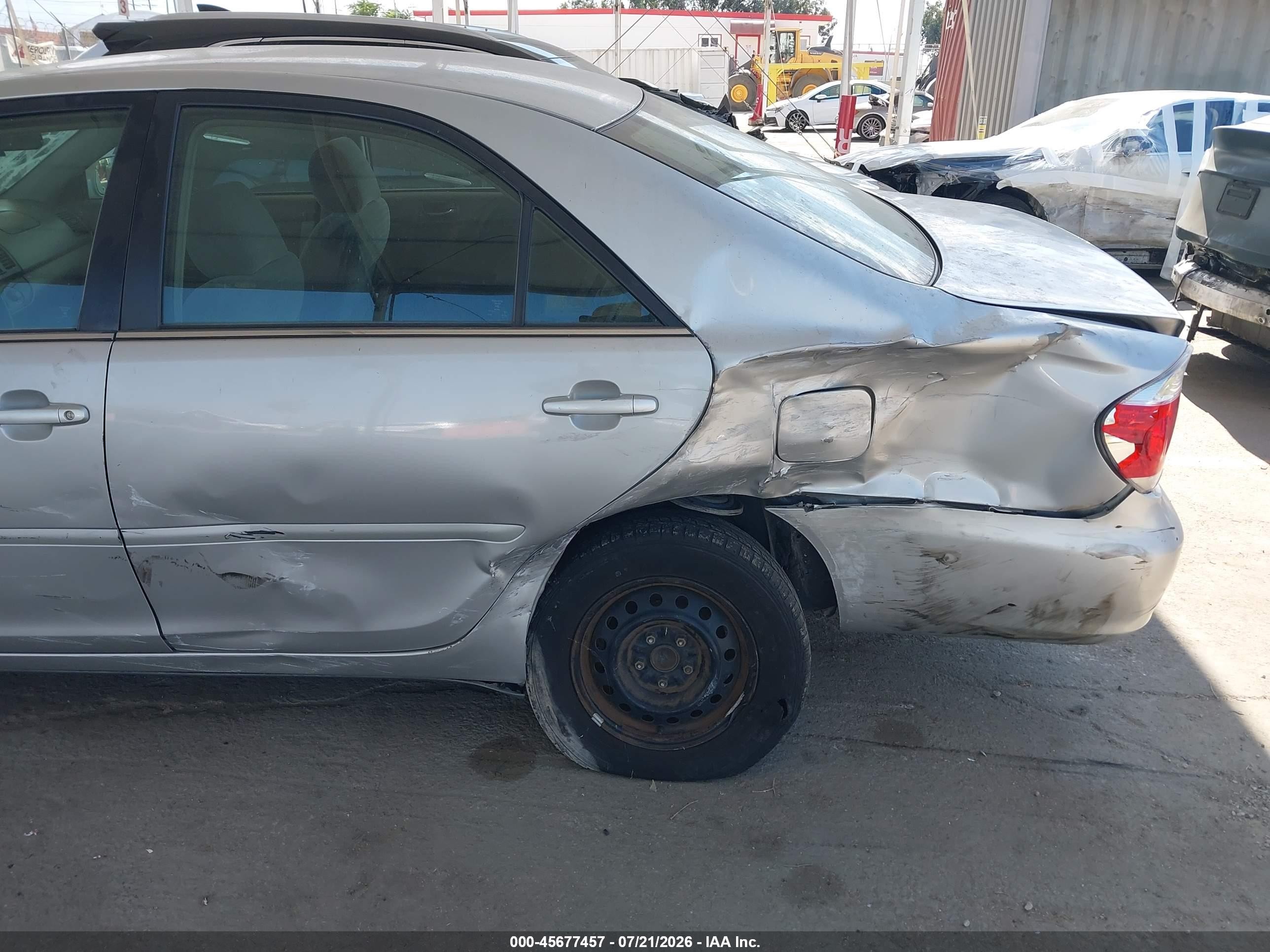 2006 Toyota Camry Le Silver vin: 4T1BE32K96U119107