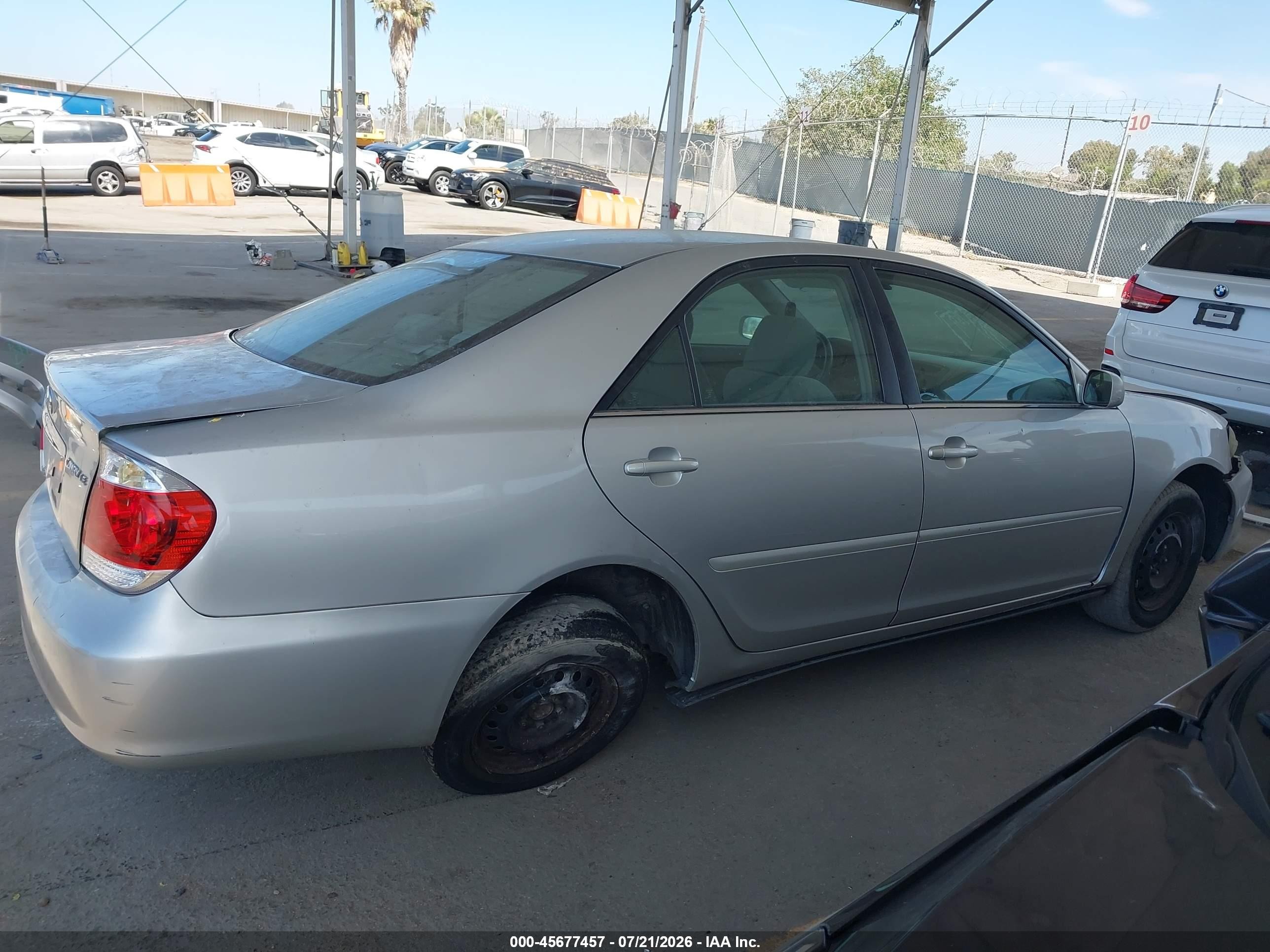 2006 Toyota Camry Le Silver vin: 4T1BE32K96U119107