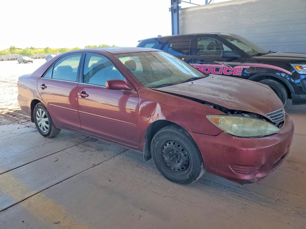 2006 Toyota Camry Le Red vin: 4T1BE32K96U127191