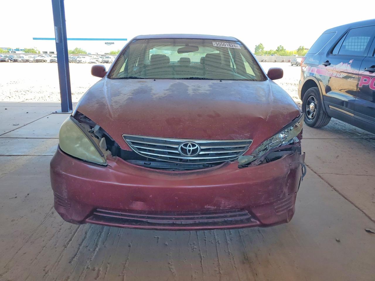 2006 Toyota Camry Le Red vin: 4T1BE32K96U127191