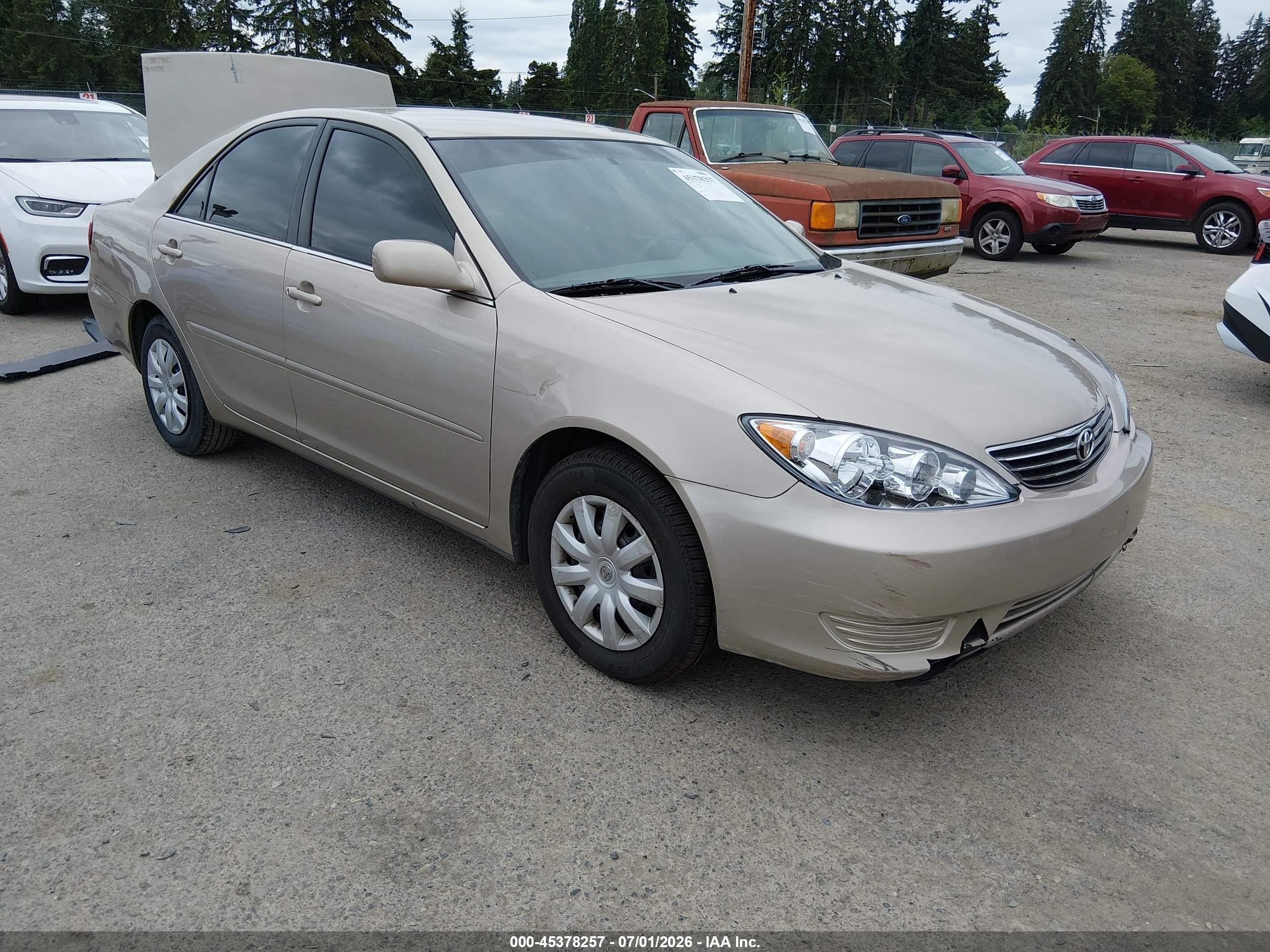 2006 Toyota Camry Le Brown vin: 4T1BE32K96U149157
