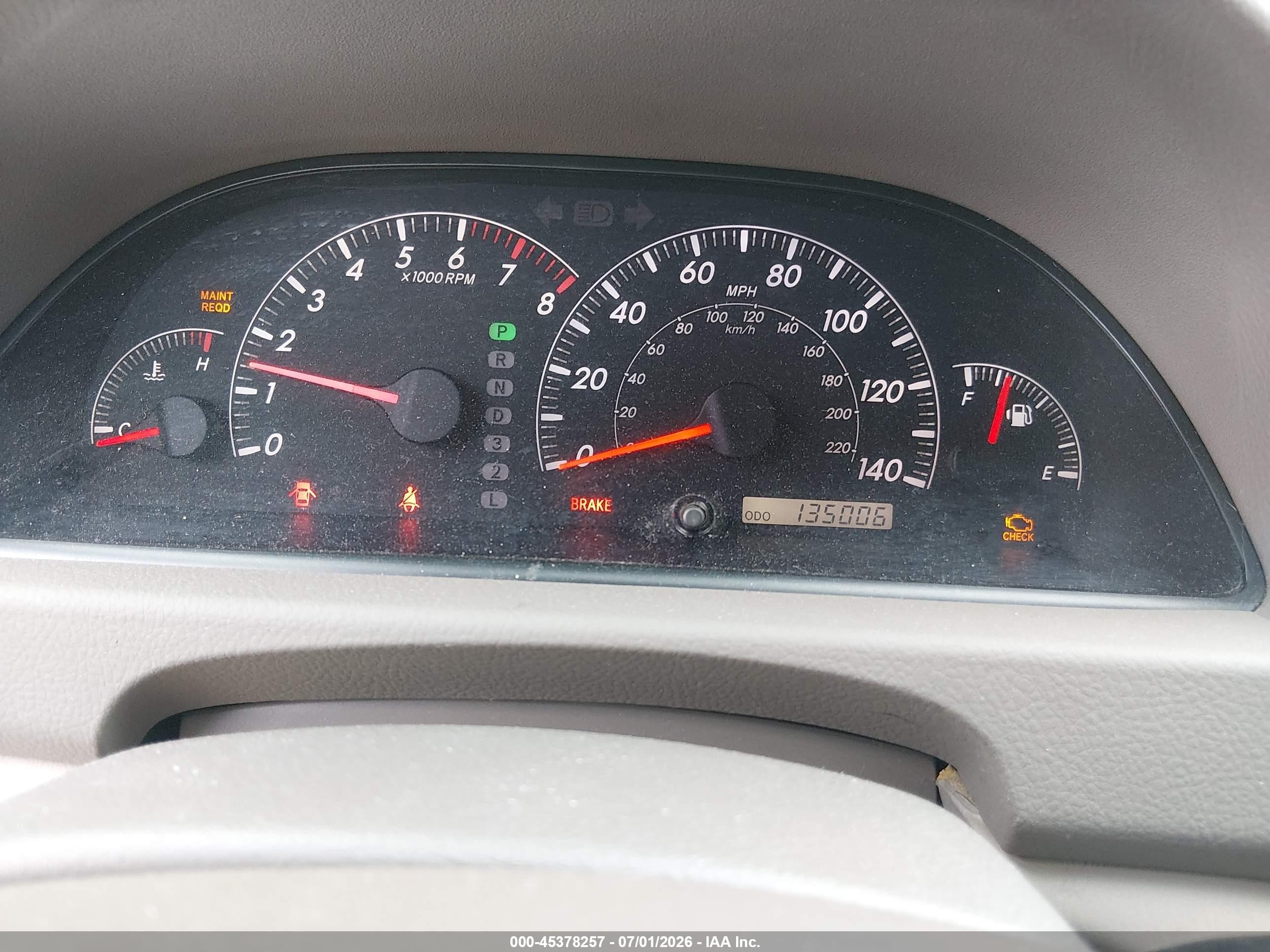 2006 Toyota Camry Le Brown vin: 4T1BE32K96U149157