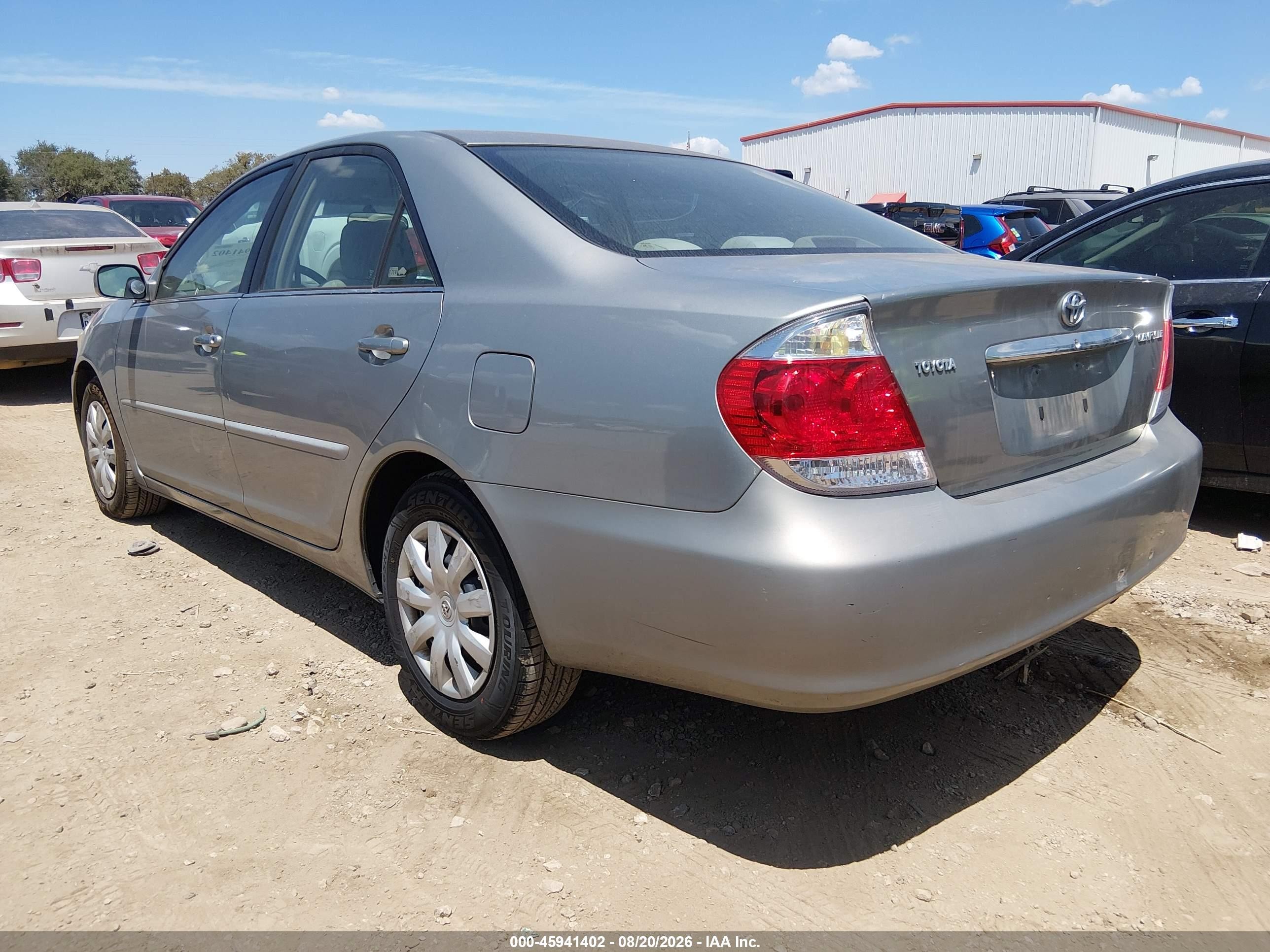 2006 Toyota Camry Le Silver vin: 4T1BE32K96U678530
