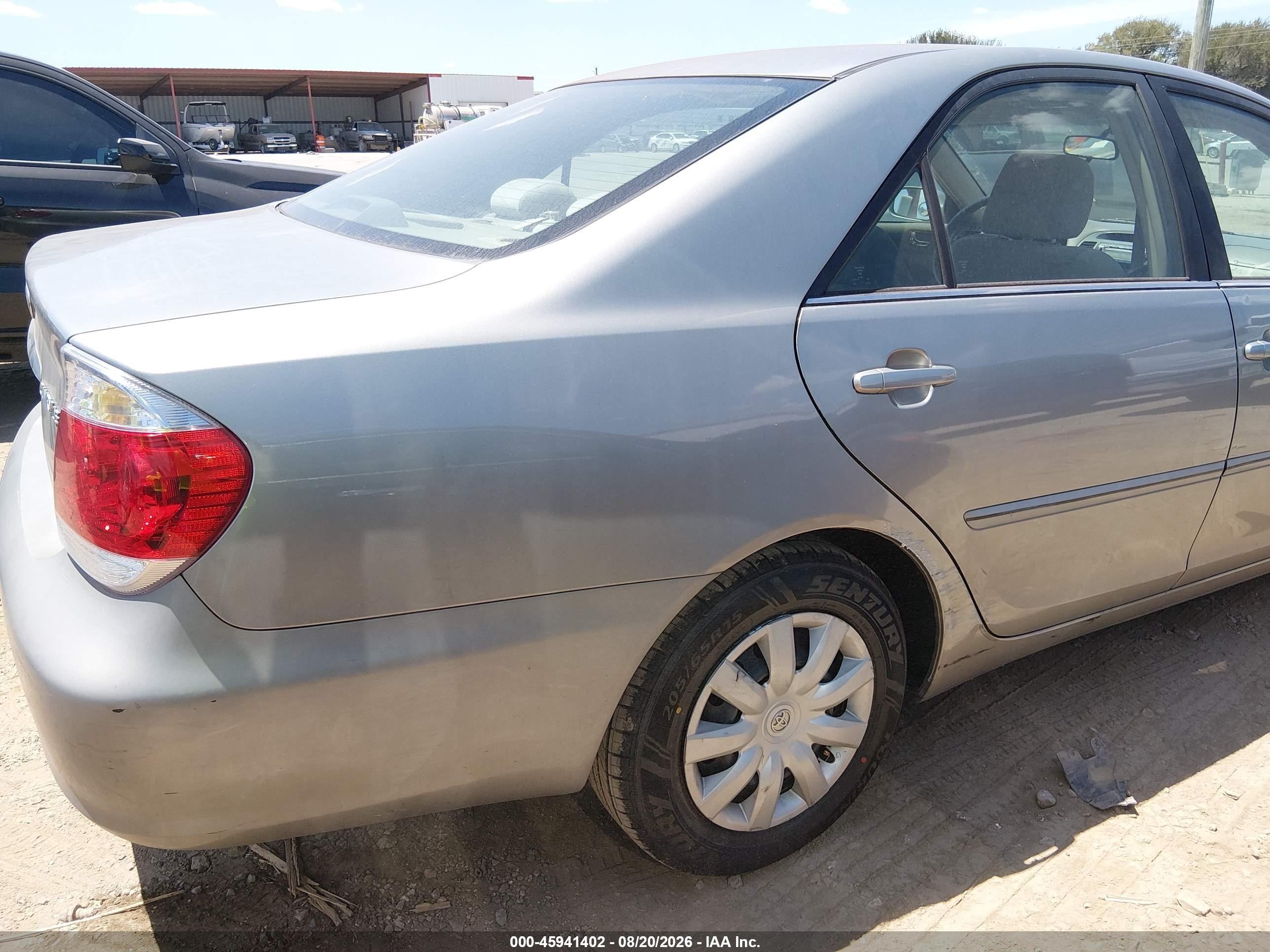 2006 Toyota Camry Le Silver vin: 4T1BE32K96U678530
