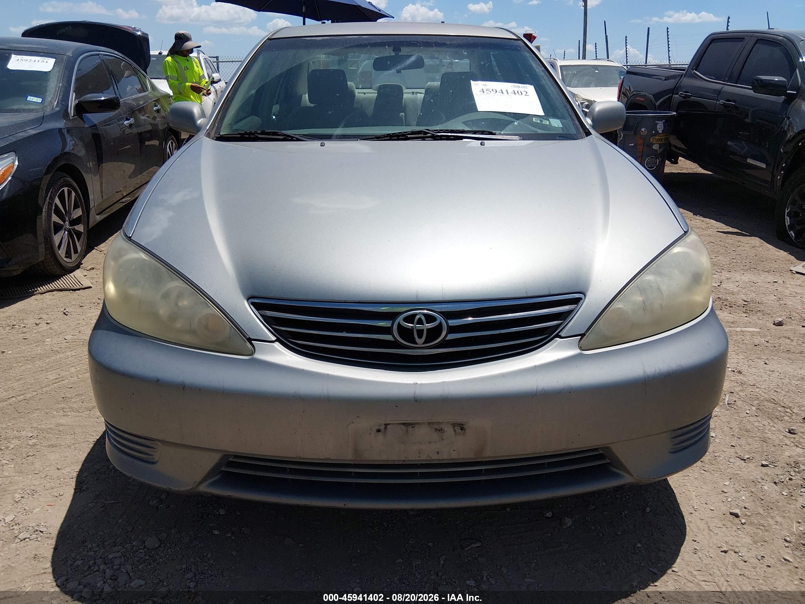 2006 Toyota Camry Le Silver vin: 4T1BE32K96U678530