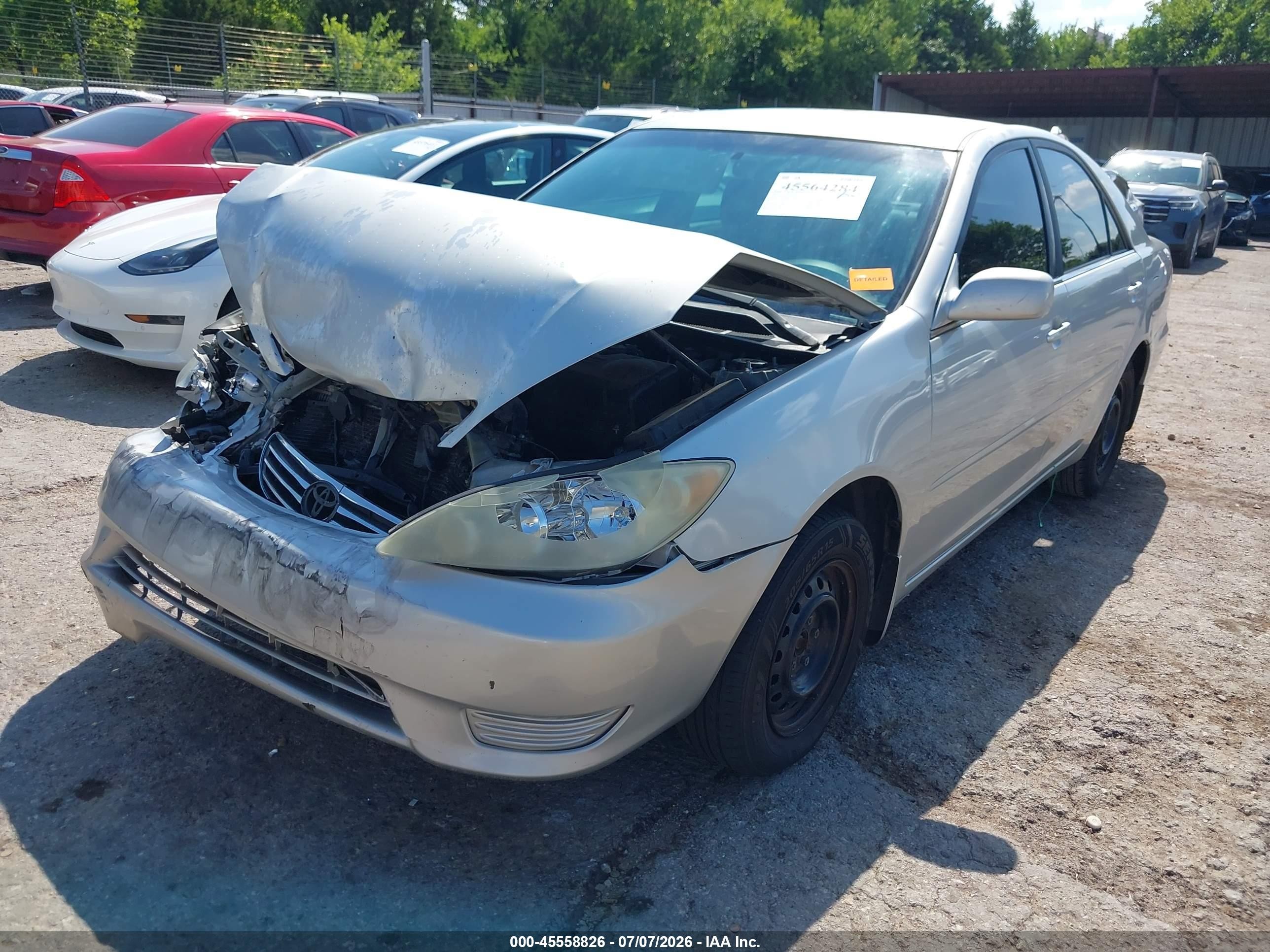 2006 Toyota Camry Le Silver vin: 4T1BE32K96U680391