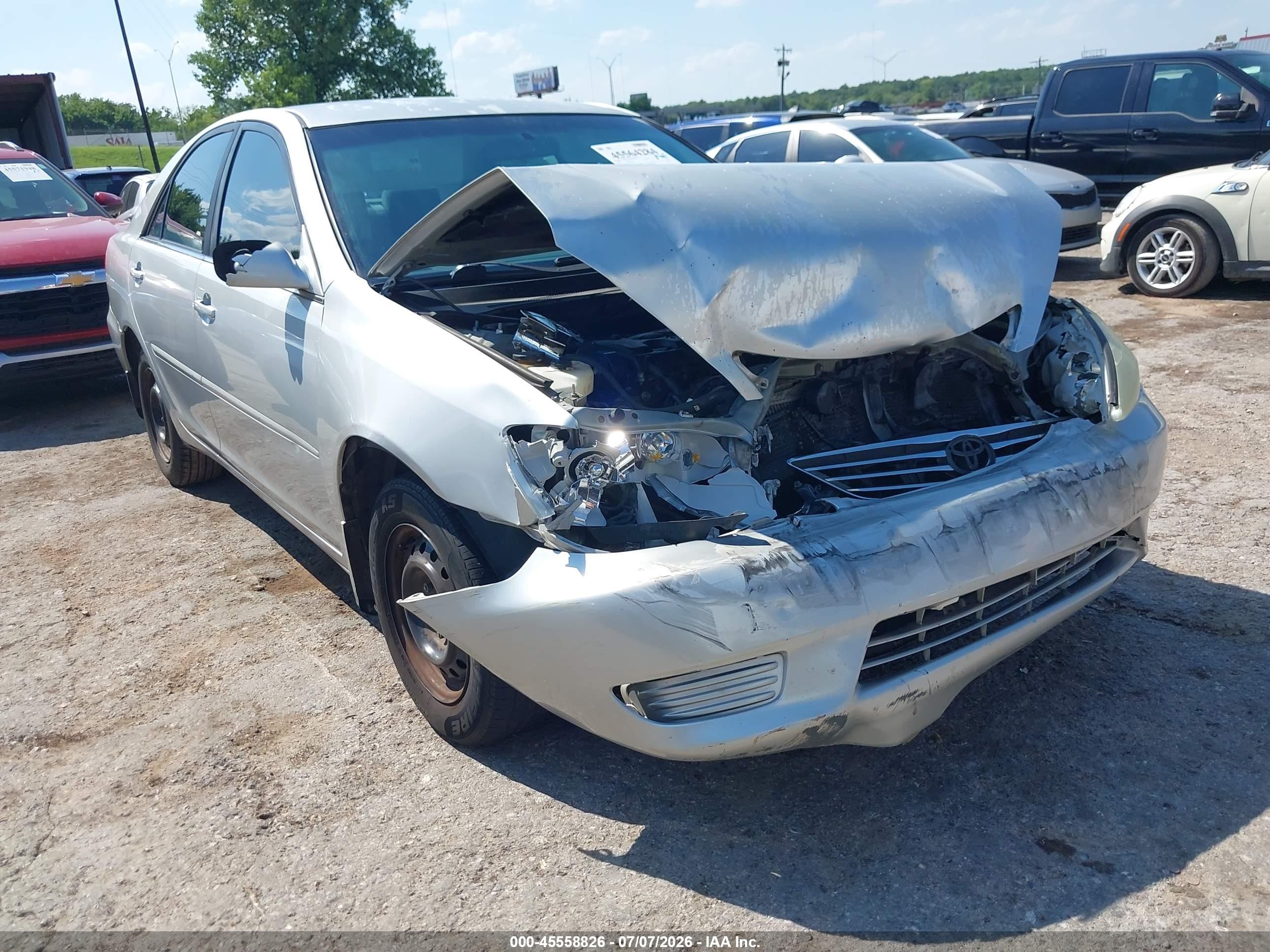 2006 Toyota Camry Le Silver vin: 4T1BE32K96U680391