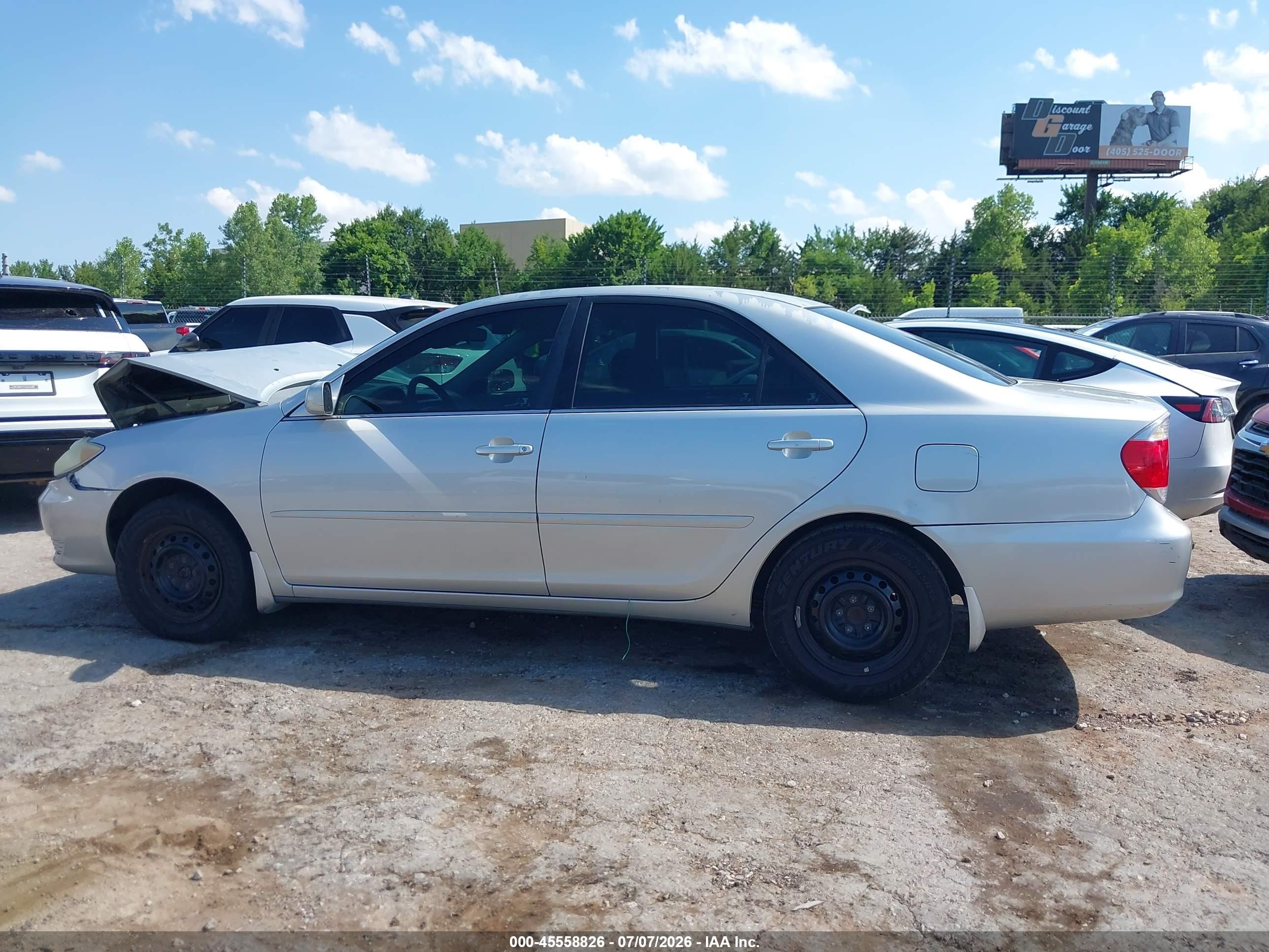 2006 Toyota Camry Le Silver vin: 4T1BE32K96U680391