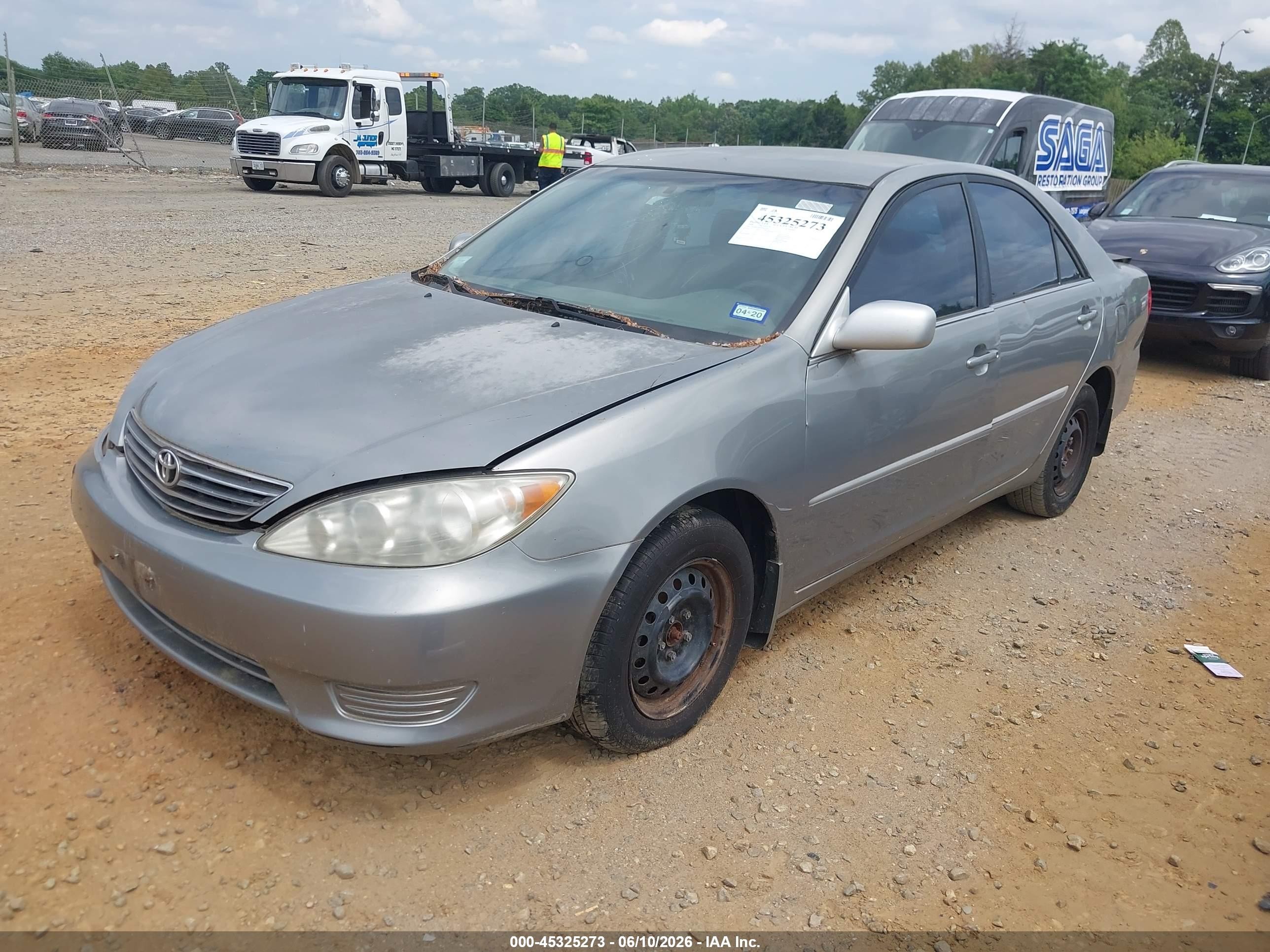 2006 Toyota Camry Le Green vin: 4T1BE32K96U711204