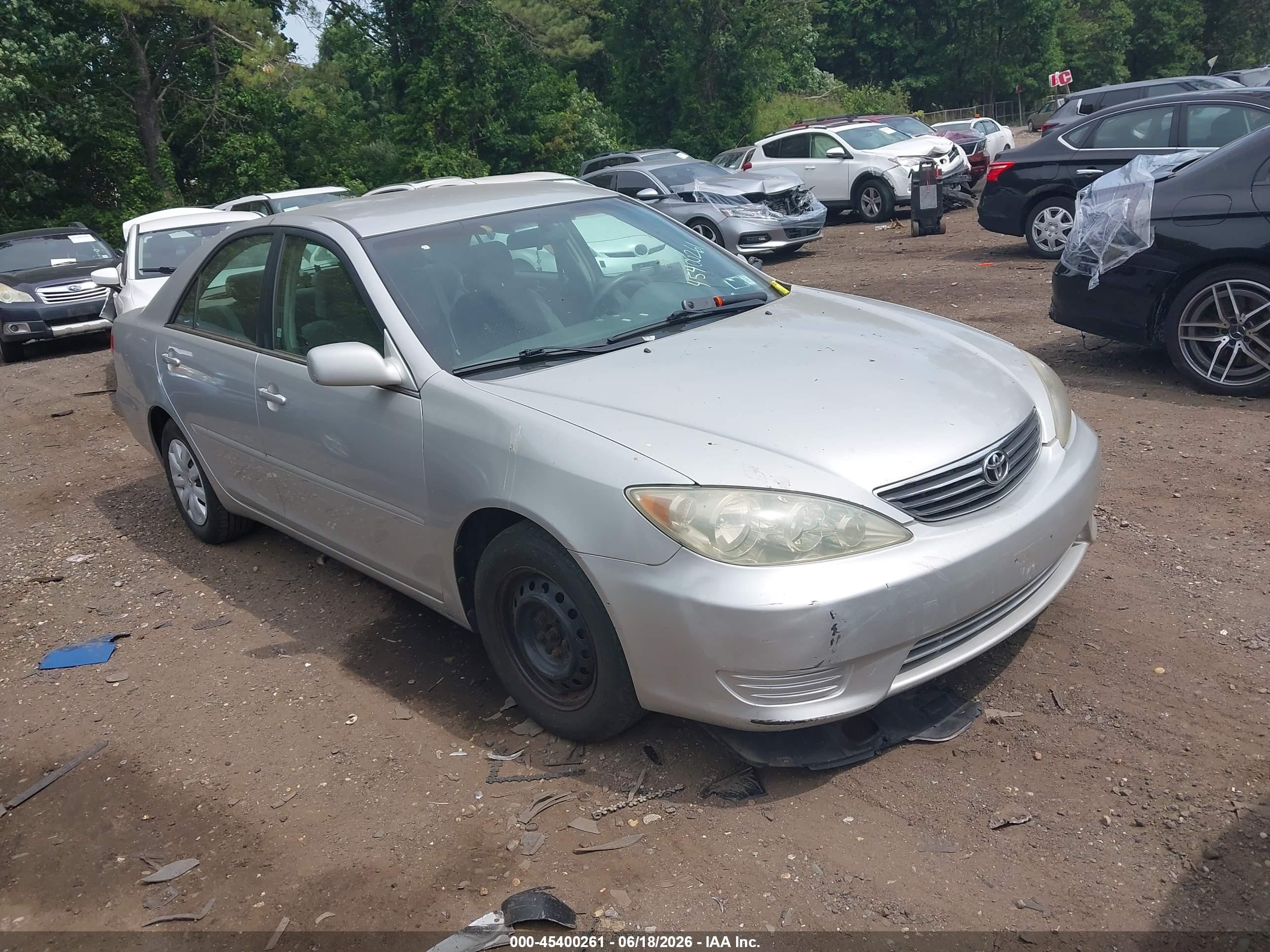 2006 Toyota Camry Le/xle/se Silver vin: 4T1BE32K96U719643