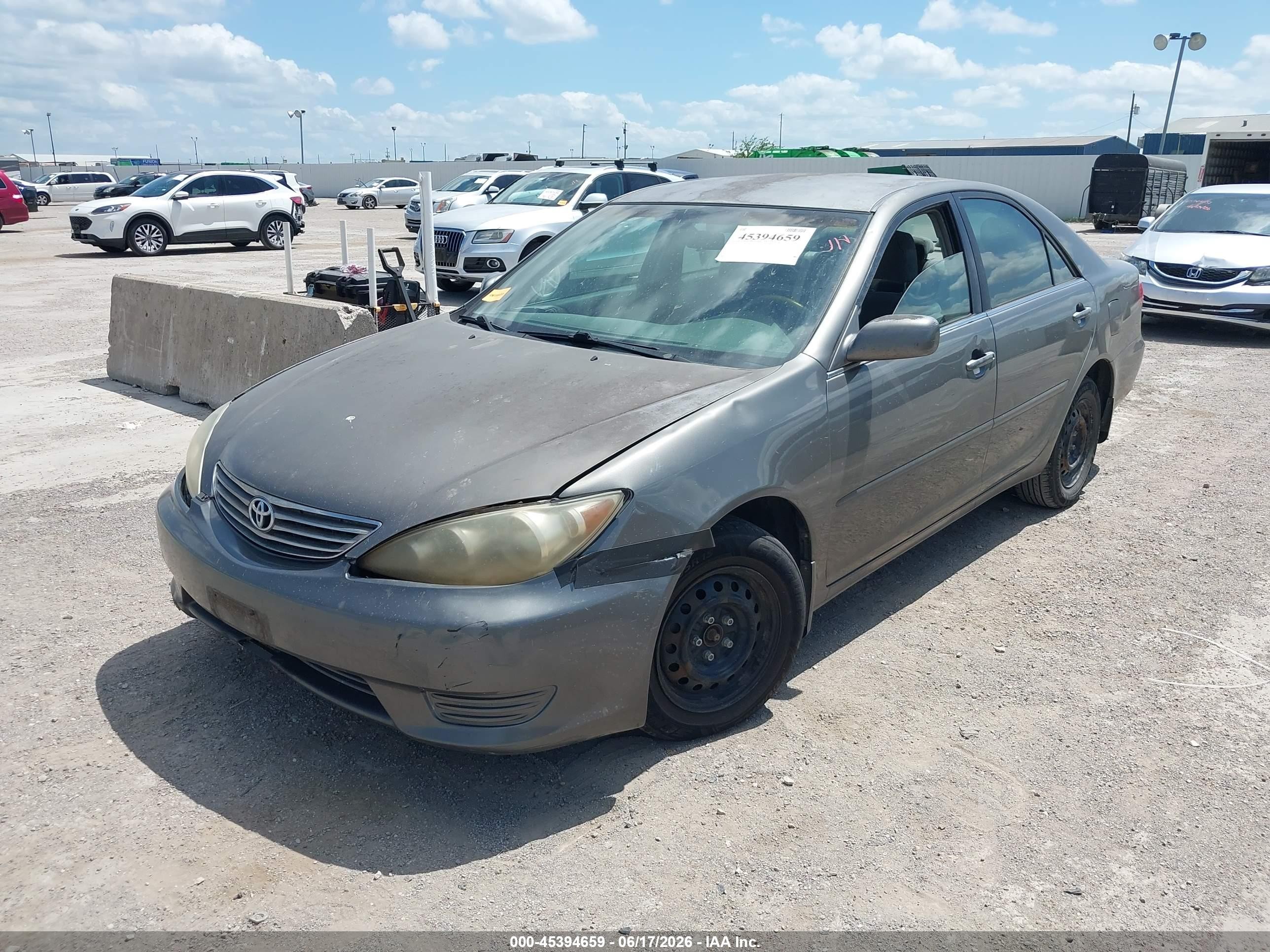 2006 Toyota Camry Le Gray vin: 4T1BE32K96U735972