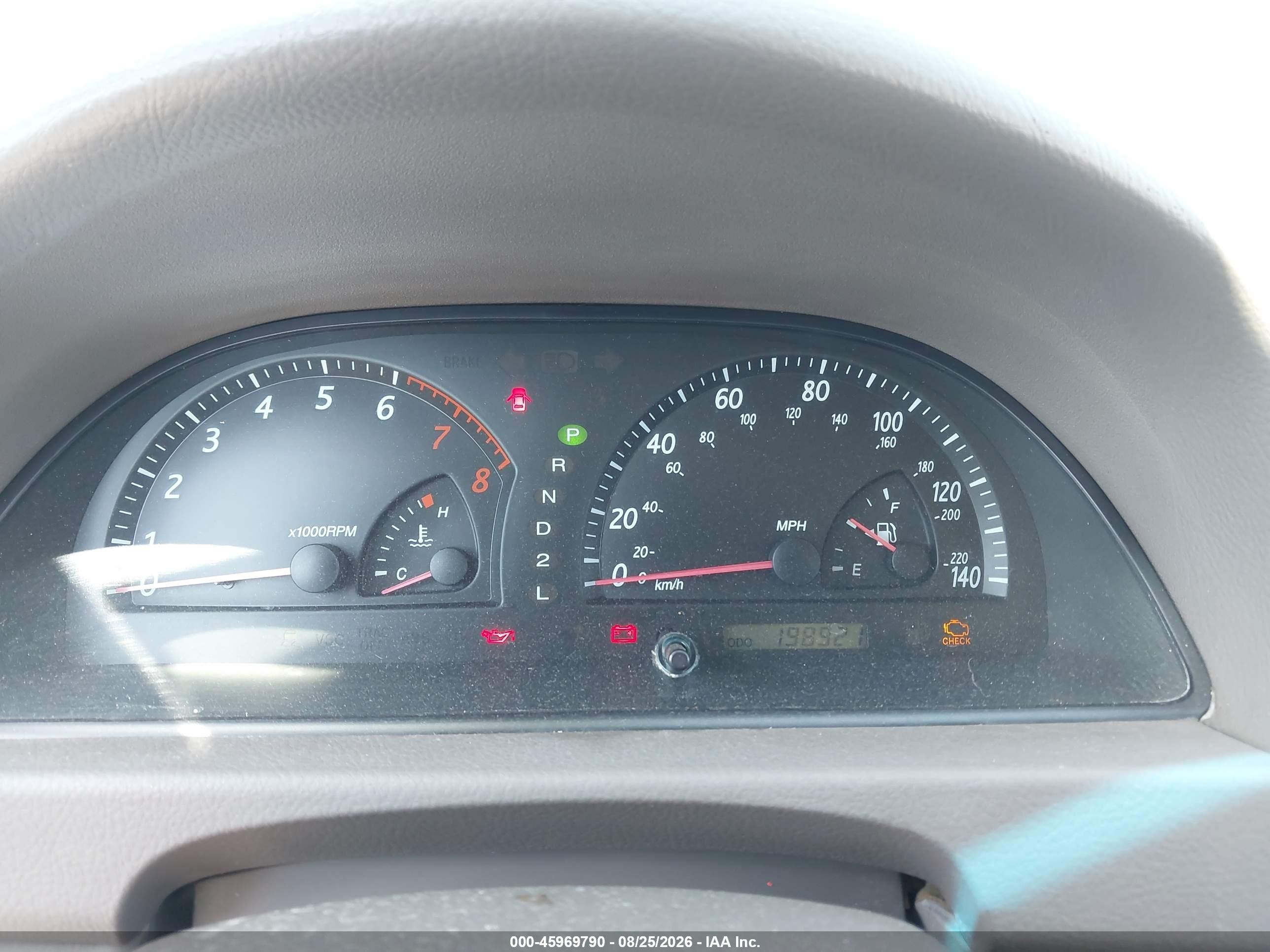 2002 Toyota Camry Le White vin: 4T1BE32KX2U014604