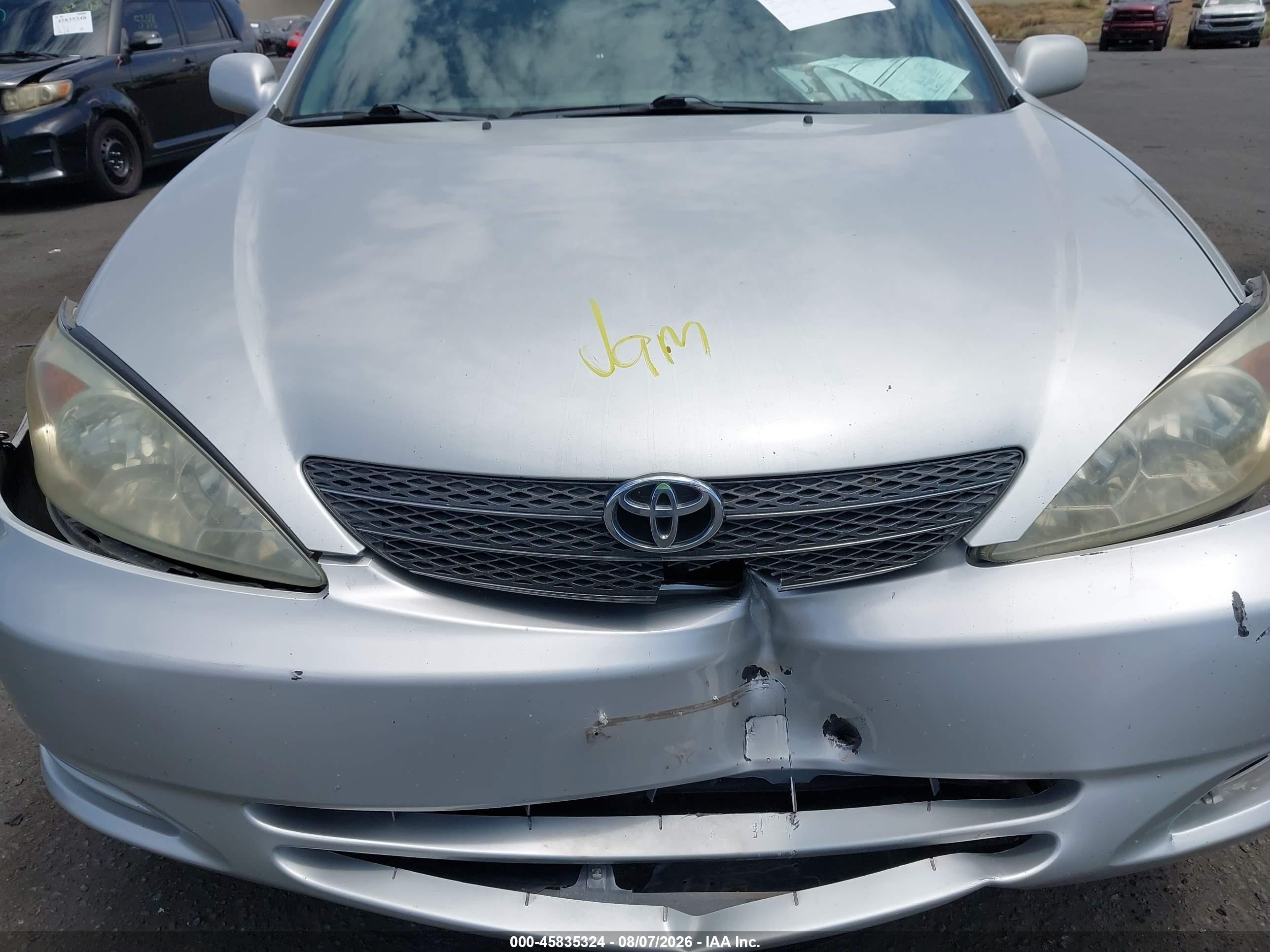 2002 Toyota Camry Le Silver vin: 4T1BE32KX2U080831