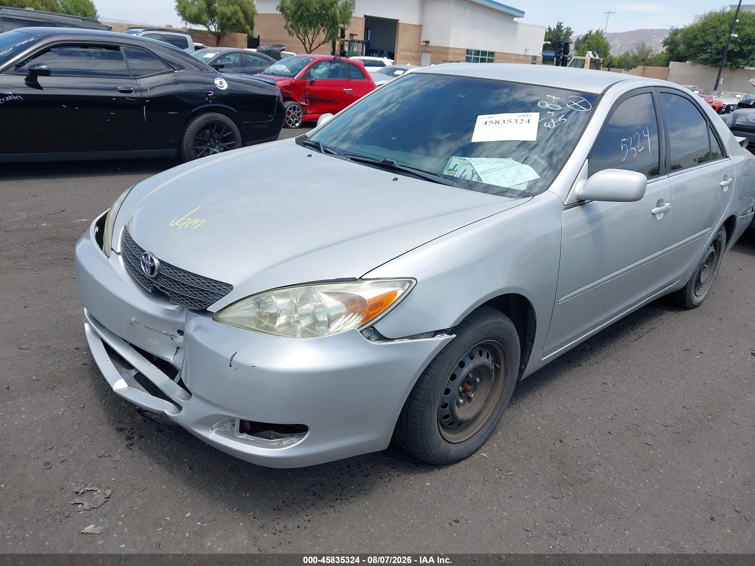 2002 Toyota Camry Le Silver vin: 4T1BE32KX2U080831