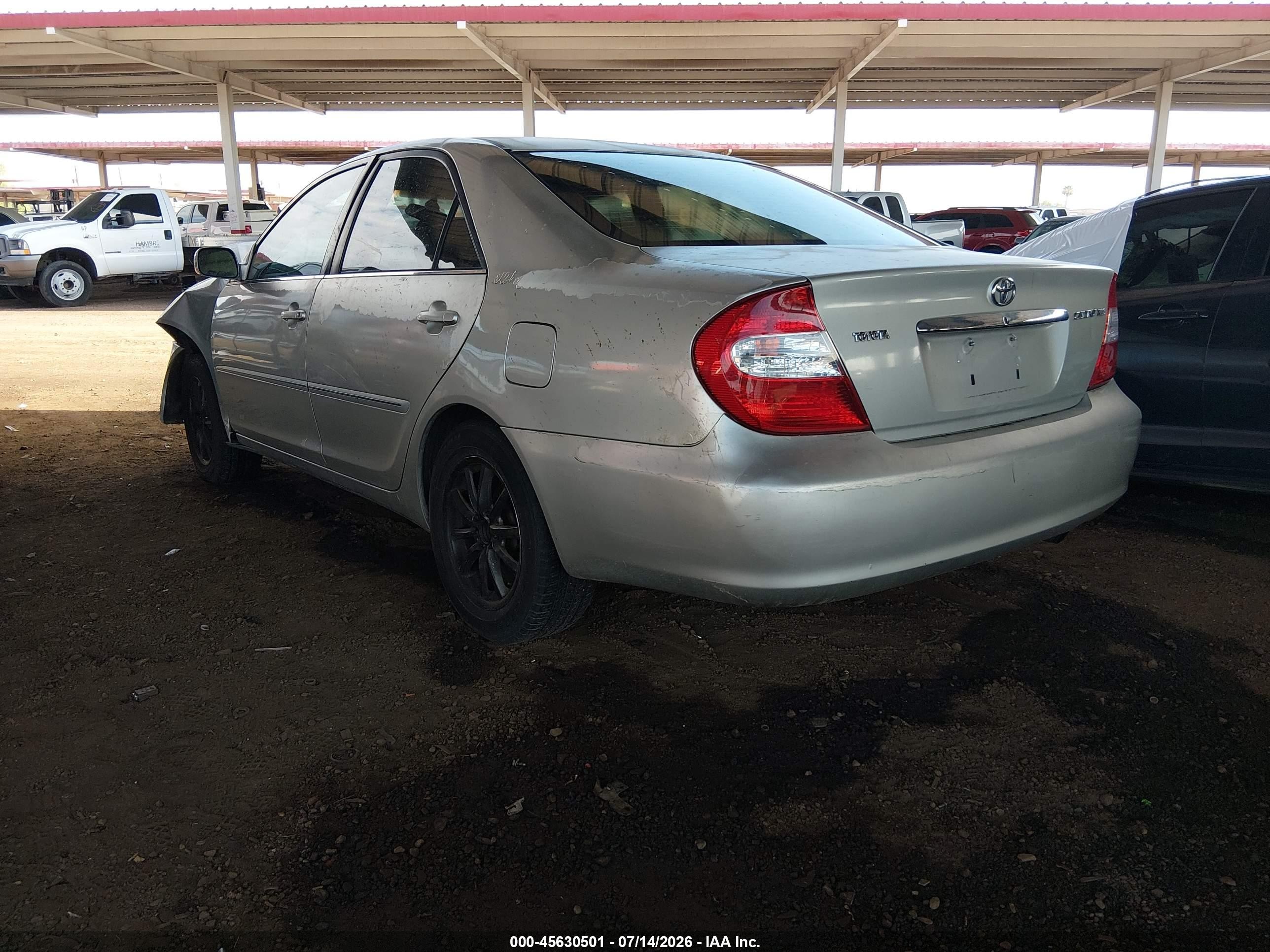 2002 Toyota Camry Xle Gray vin: 4T1BE32KX2U081316