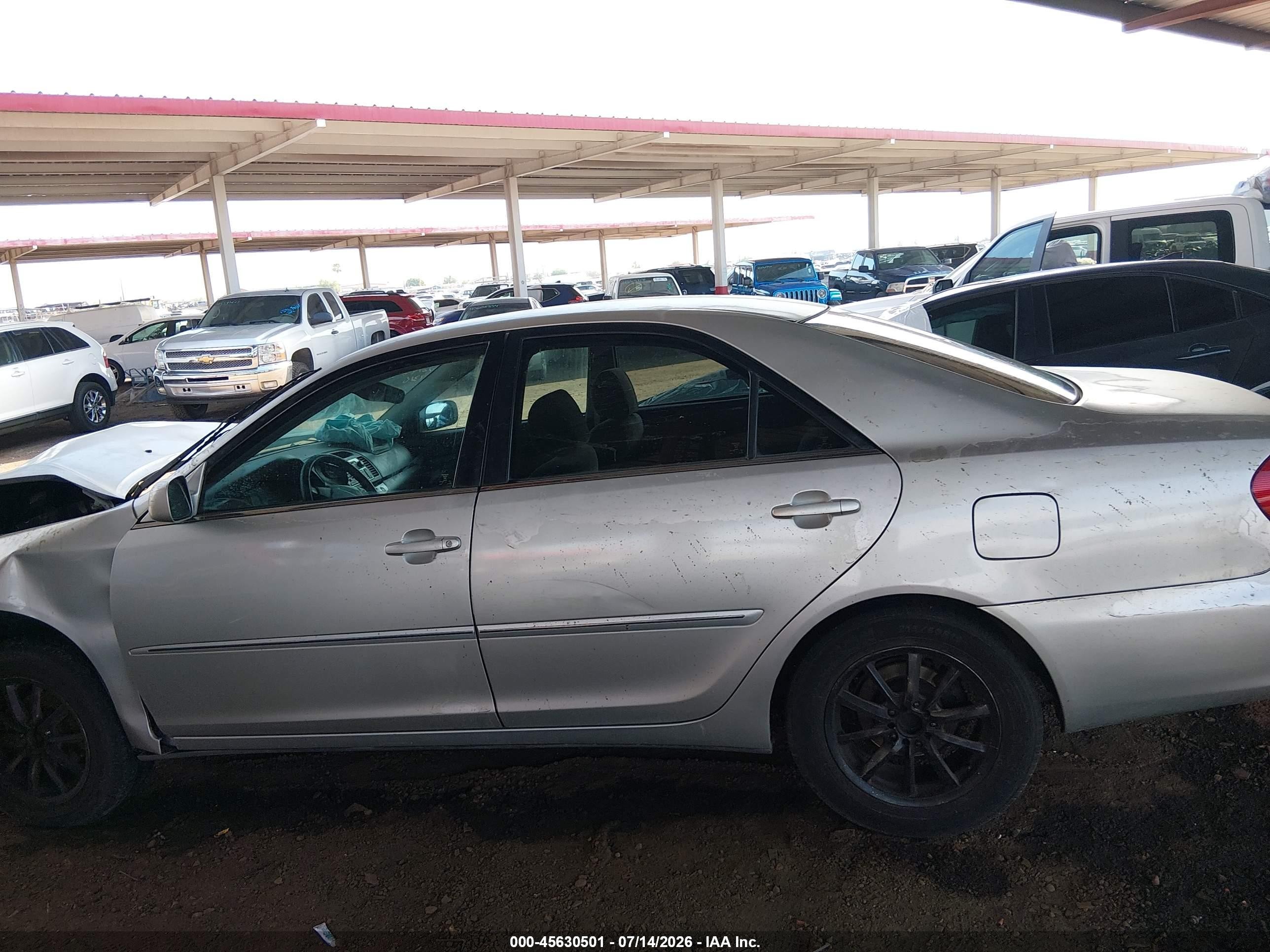 2002 Toyota Camry Xle Gray vin: 4T1BE32KX2U081316