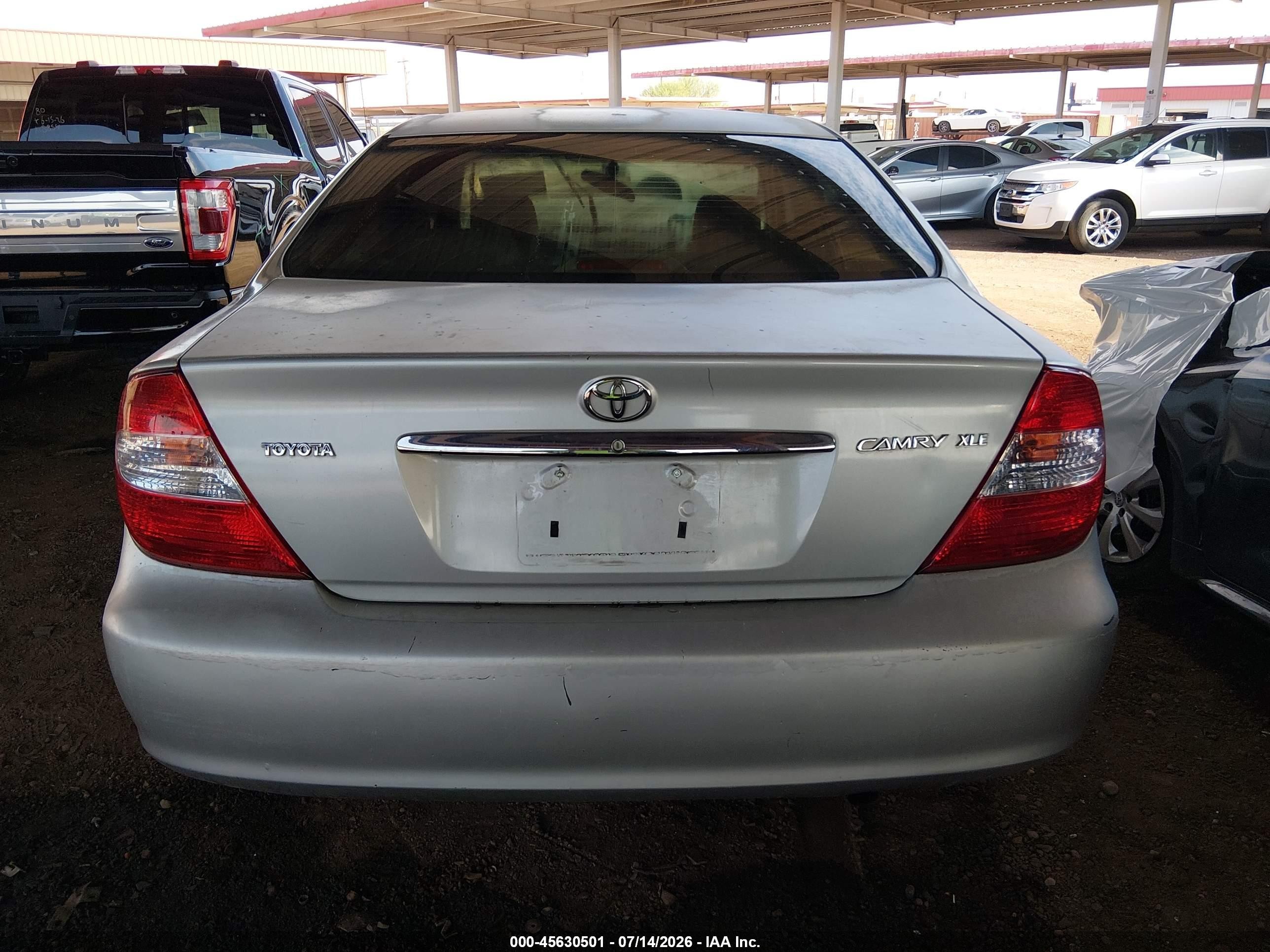 2002 Toyota Camry Xle Gray vin: 4T1BE32KX2U081316
