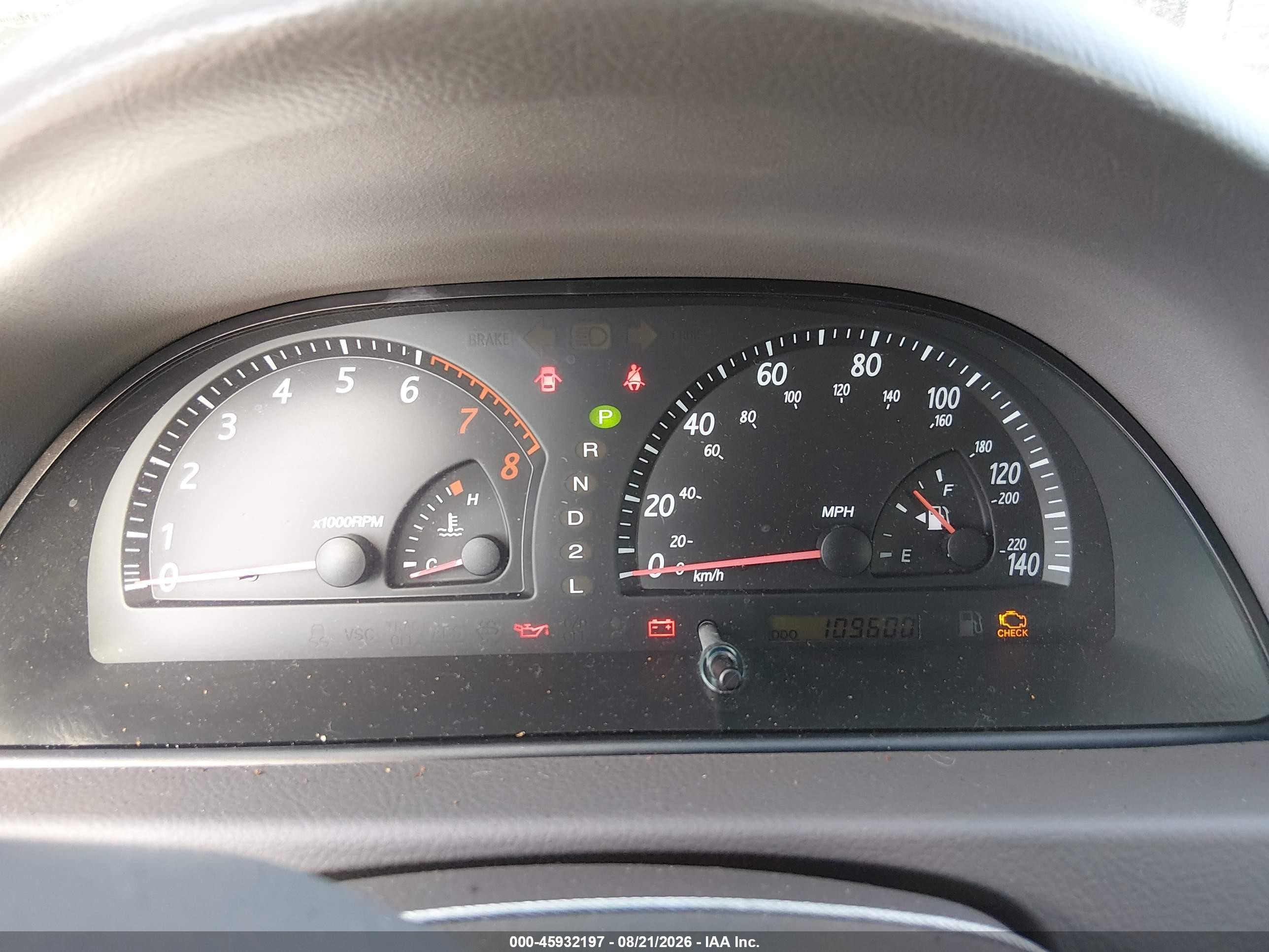 2002 Toyota Camry Le Black vin: 4T1BE32KX2U614510