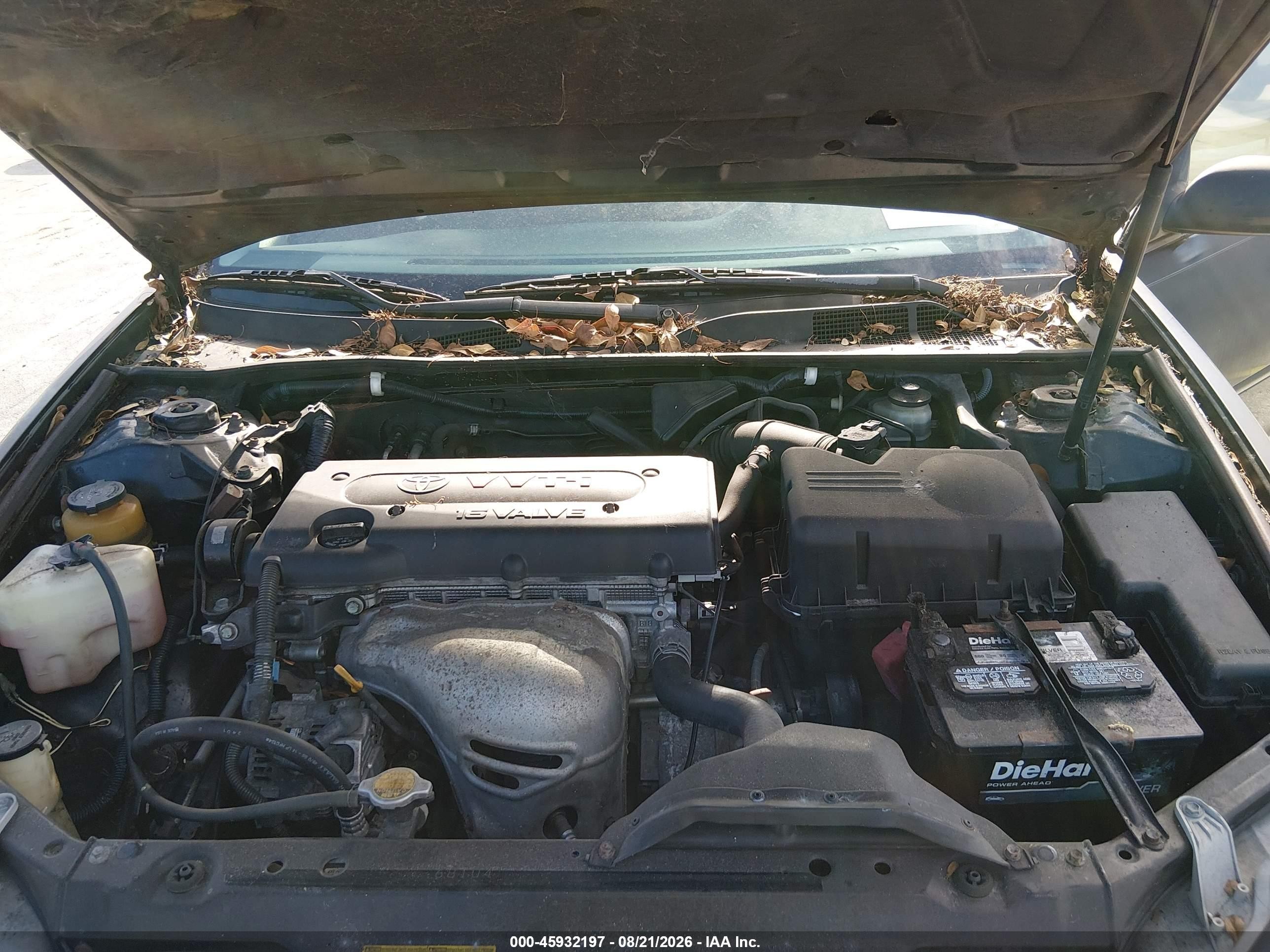 2002 Toyota Camry Le Black vin: 4T1BE32KX2U614510
