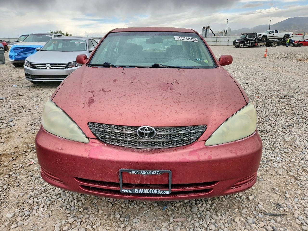 2002 Toyota Camry Le Burgundy vin: 4T1BE32KX2U614880