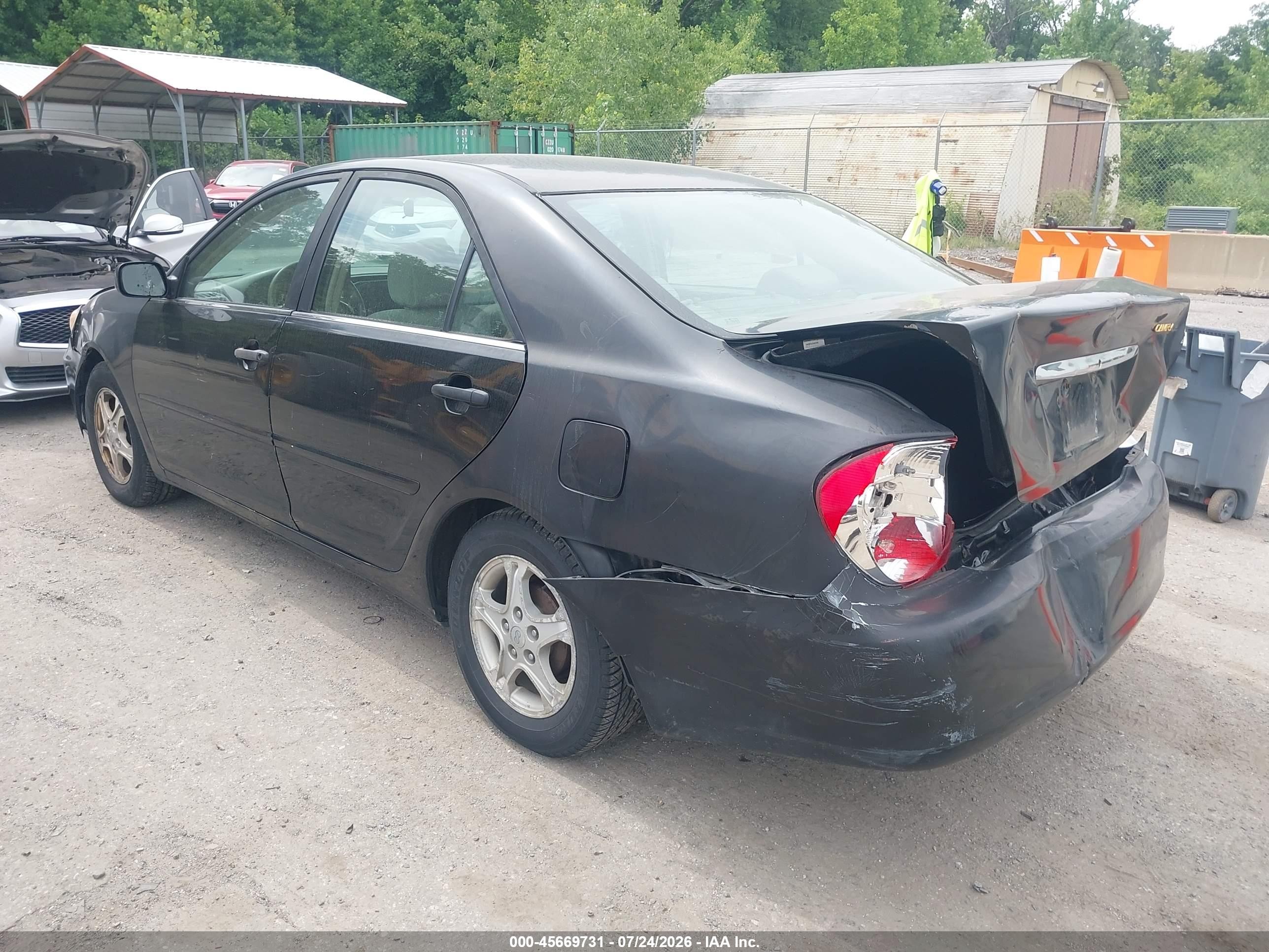 2003 Toyota Camry Le Blue vin: 4T1BE32KX3U139278
