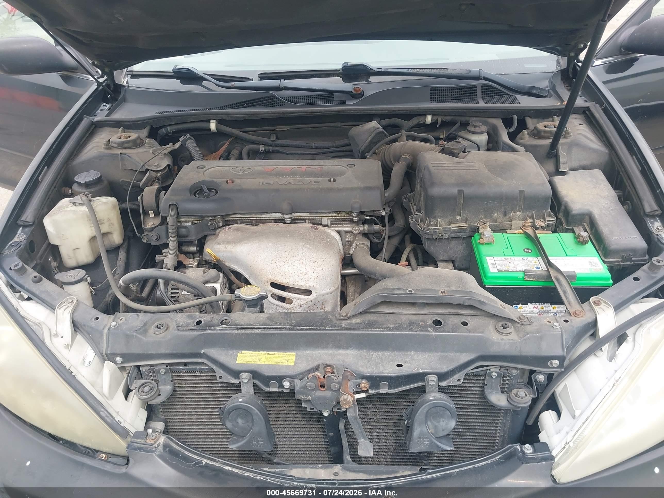 2003 Toyota Camry Le Blue vin: 4T1BE32KX3U139278
