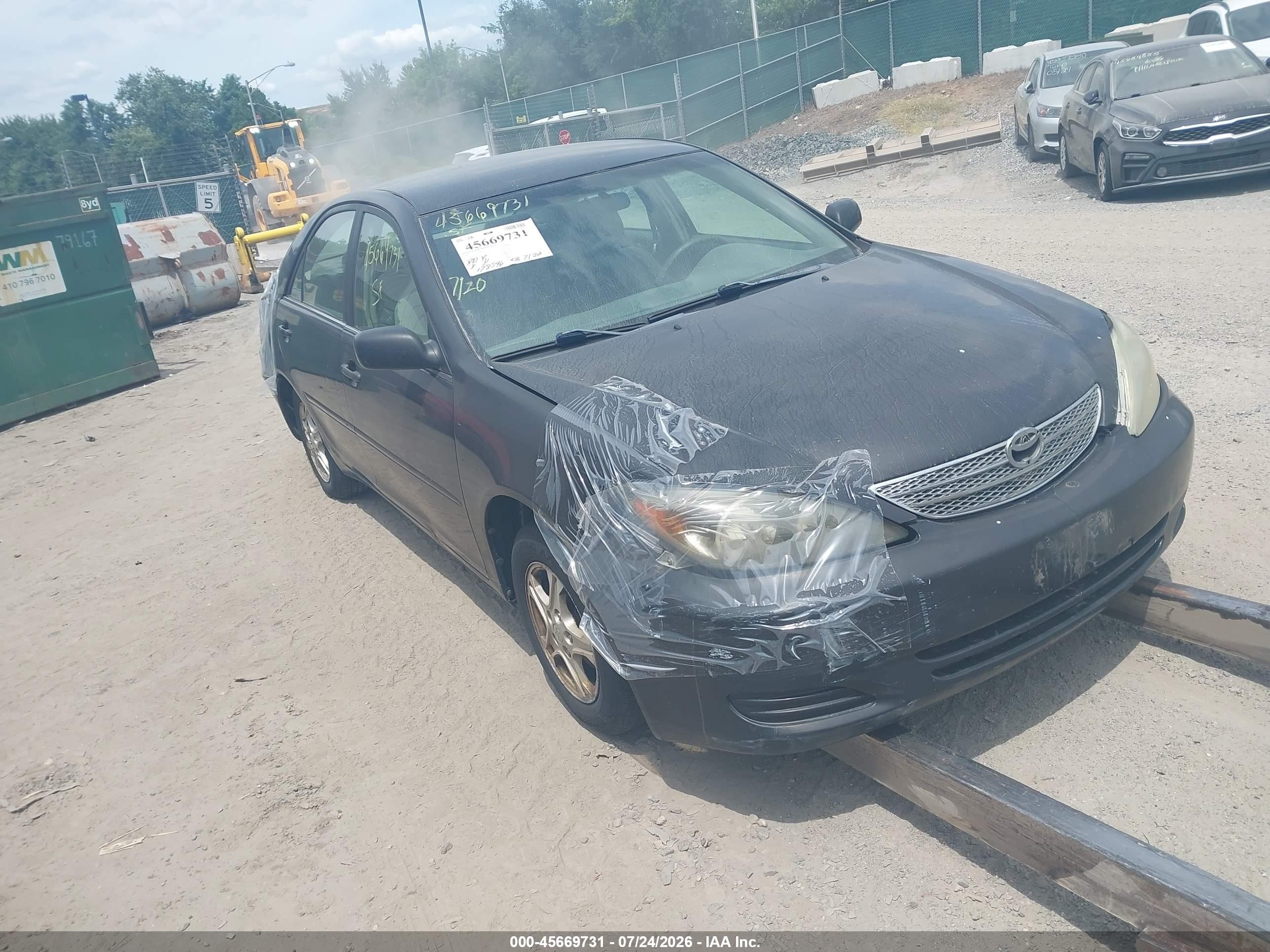 2003 Toyota Camry Le Blue vin: 4T1BE32KX3U139278