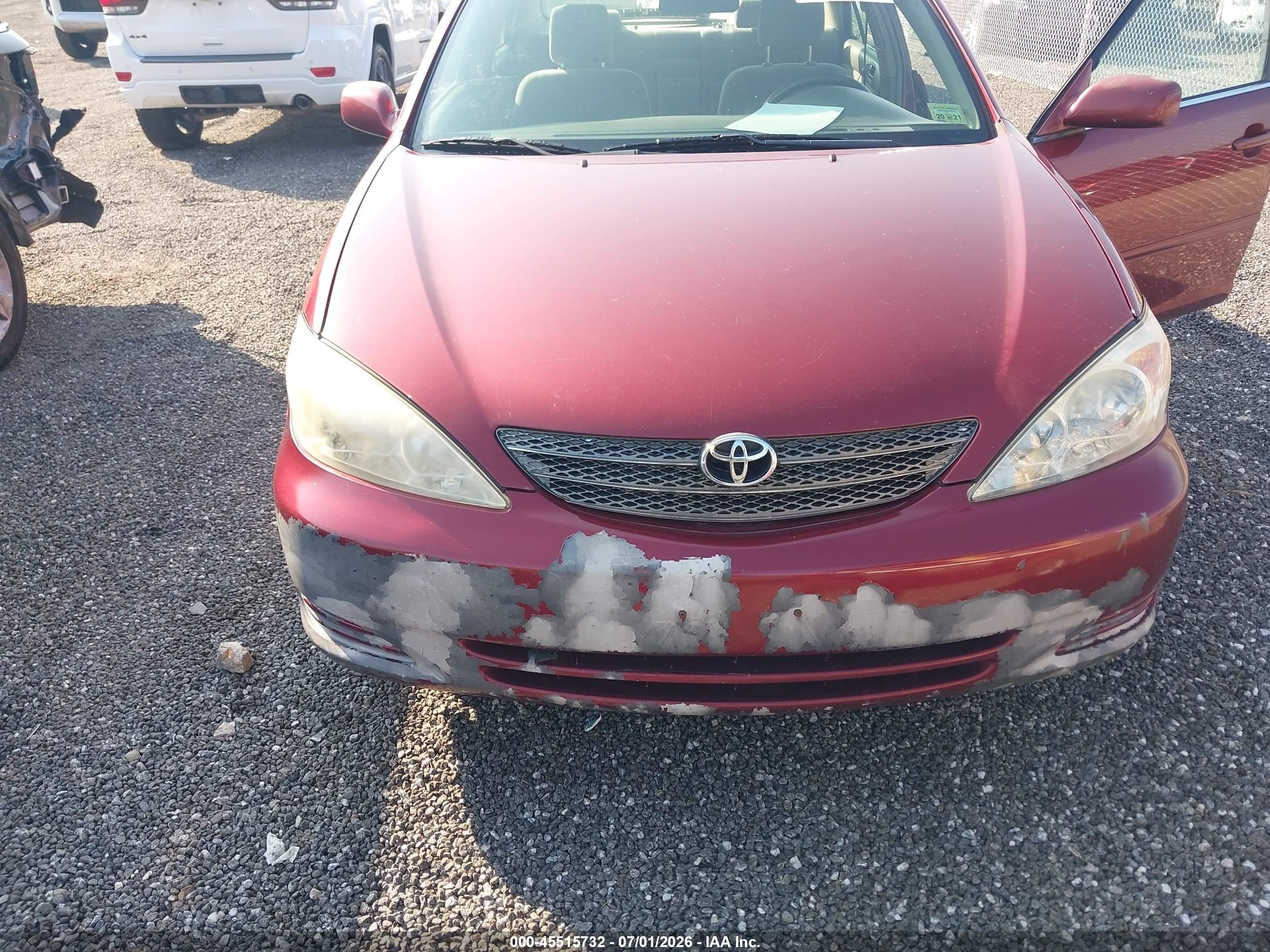 2003 Toyota Camry Le Burgundy vin: 4T1BE32KX3U174189