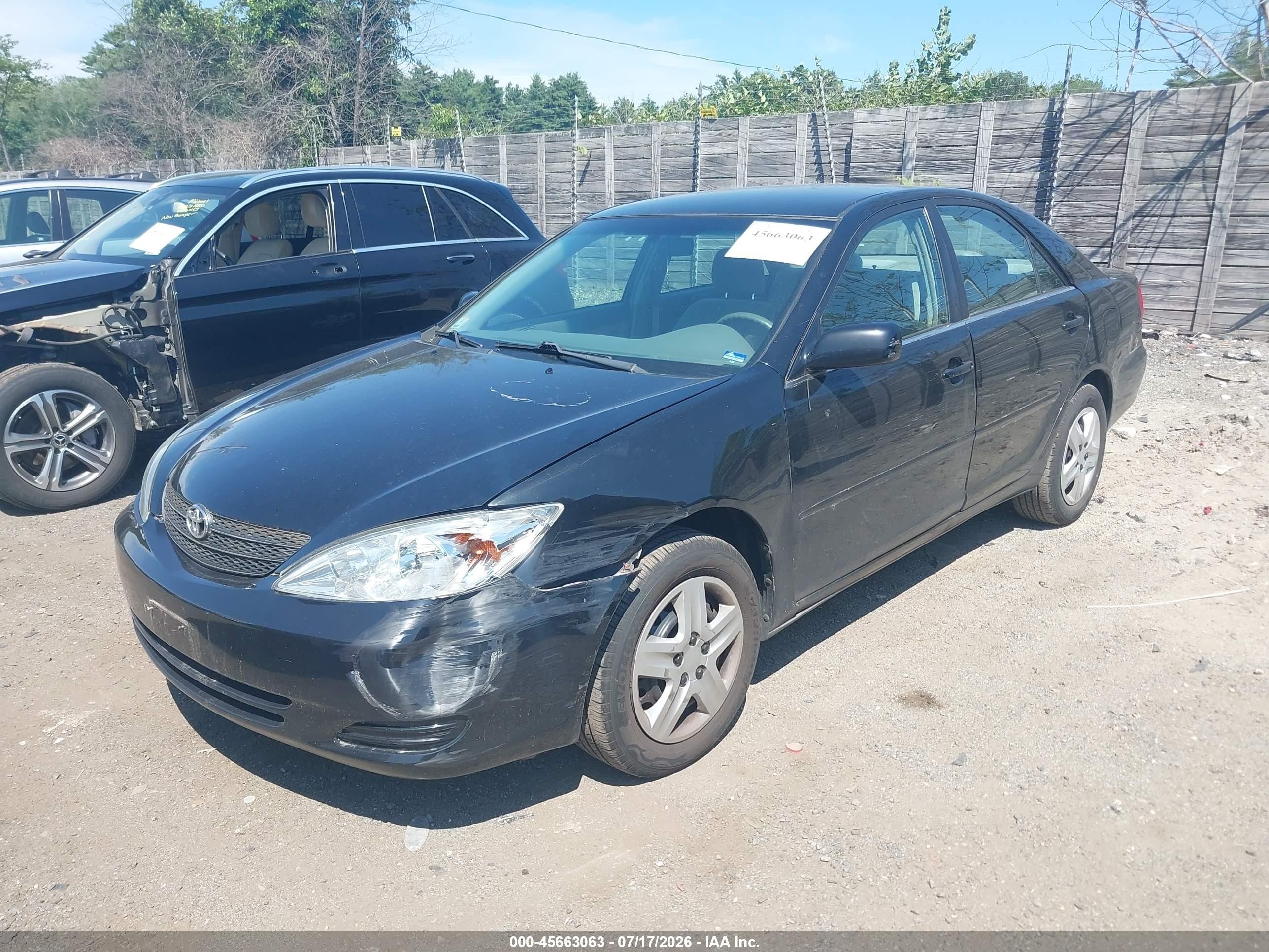2003 Toyota Camry Le Black vin: 4T1BE32KX3U216909