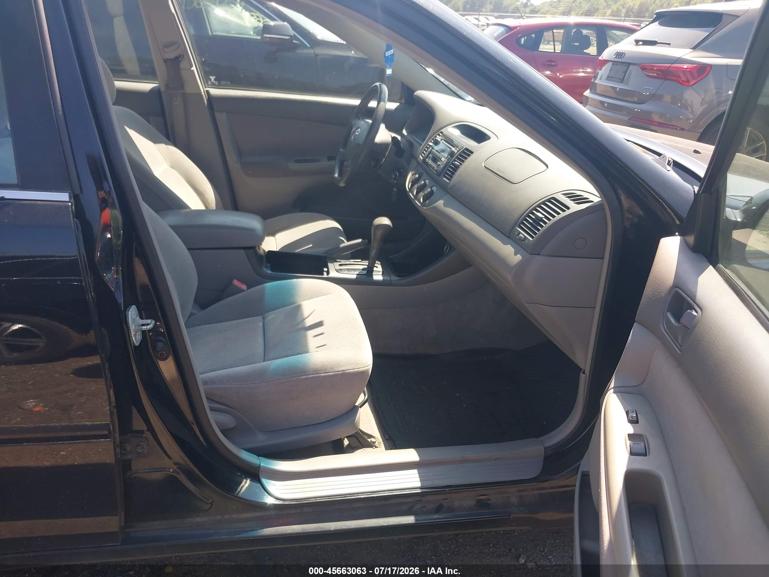 2003 Toyota Camry Le Black vin: 4T1BE32KX3U216909