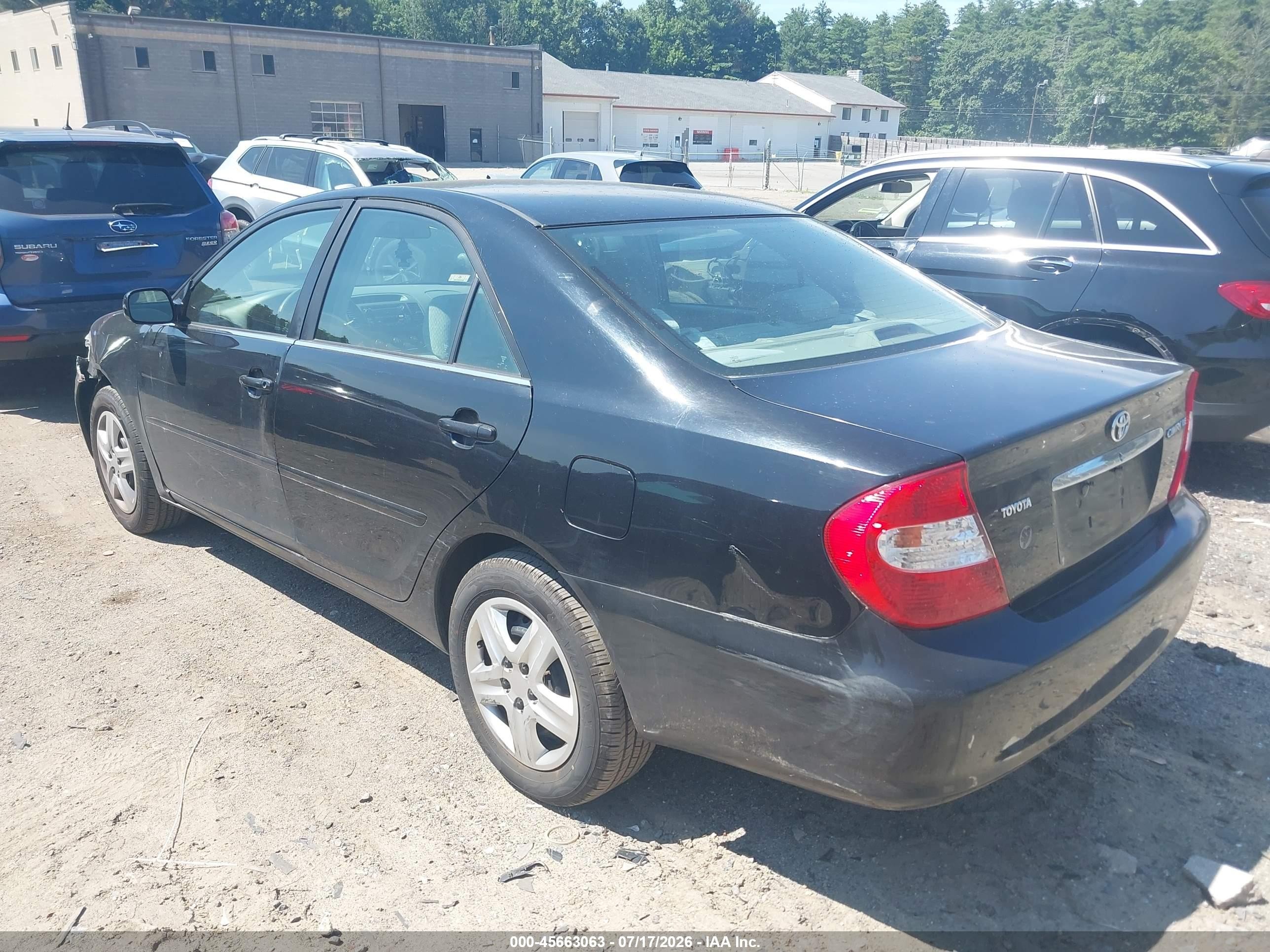 2003 Toyota Camry Le Black vin: 4T1BE32KX3U216909