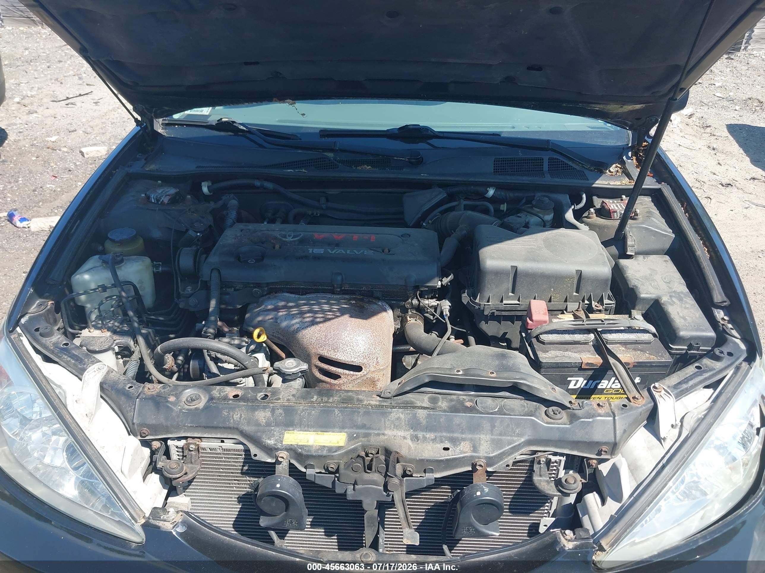 2003 Toyota Camry Le Black vin: 4T1BE32KX3U216909