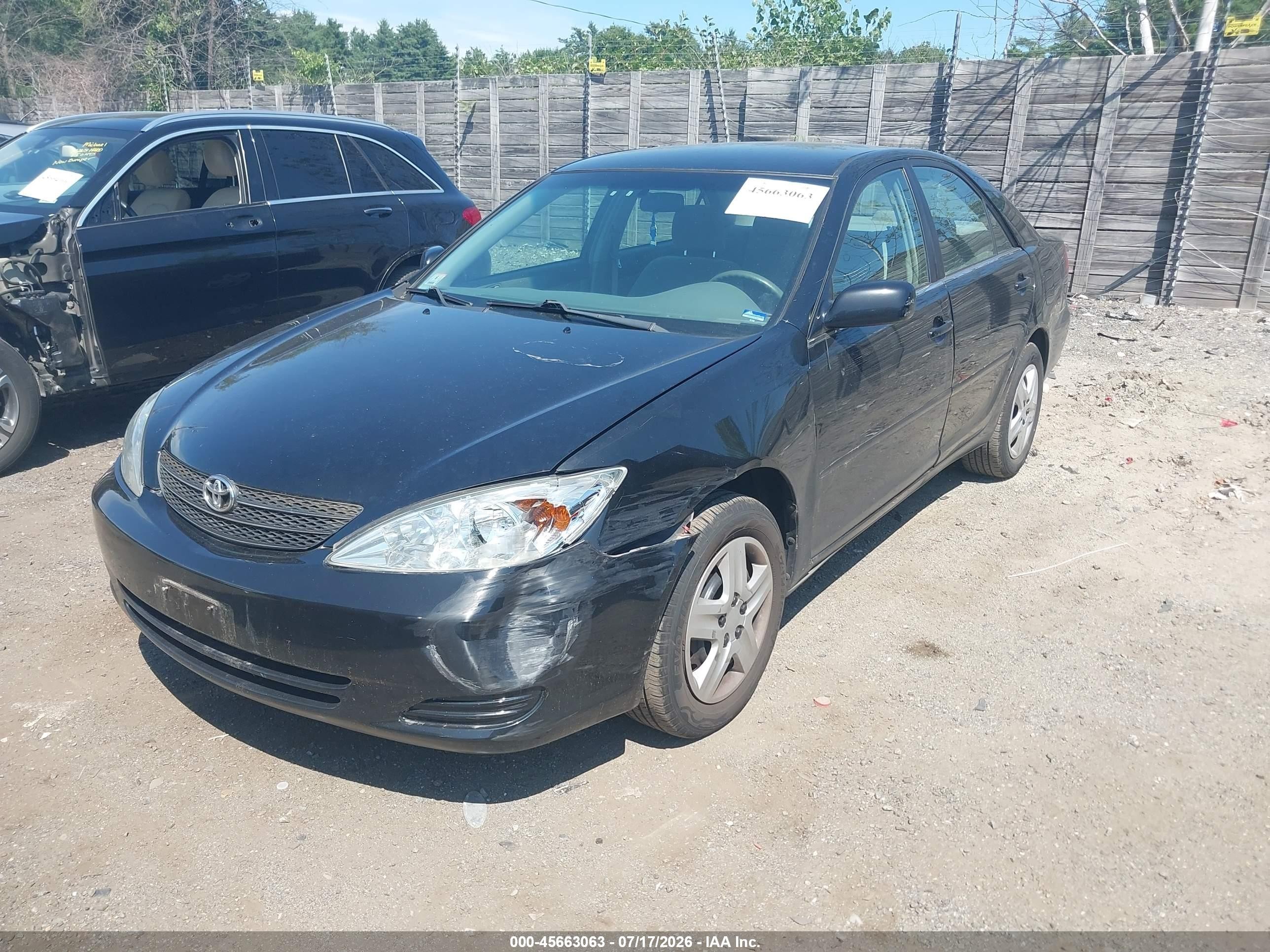 2003 Toyota Camry Le Black vin: 4T1BE32KX3U216909
