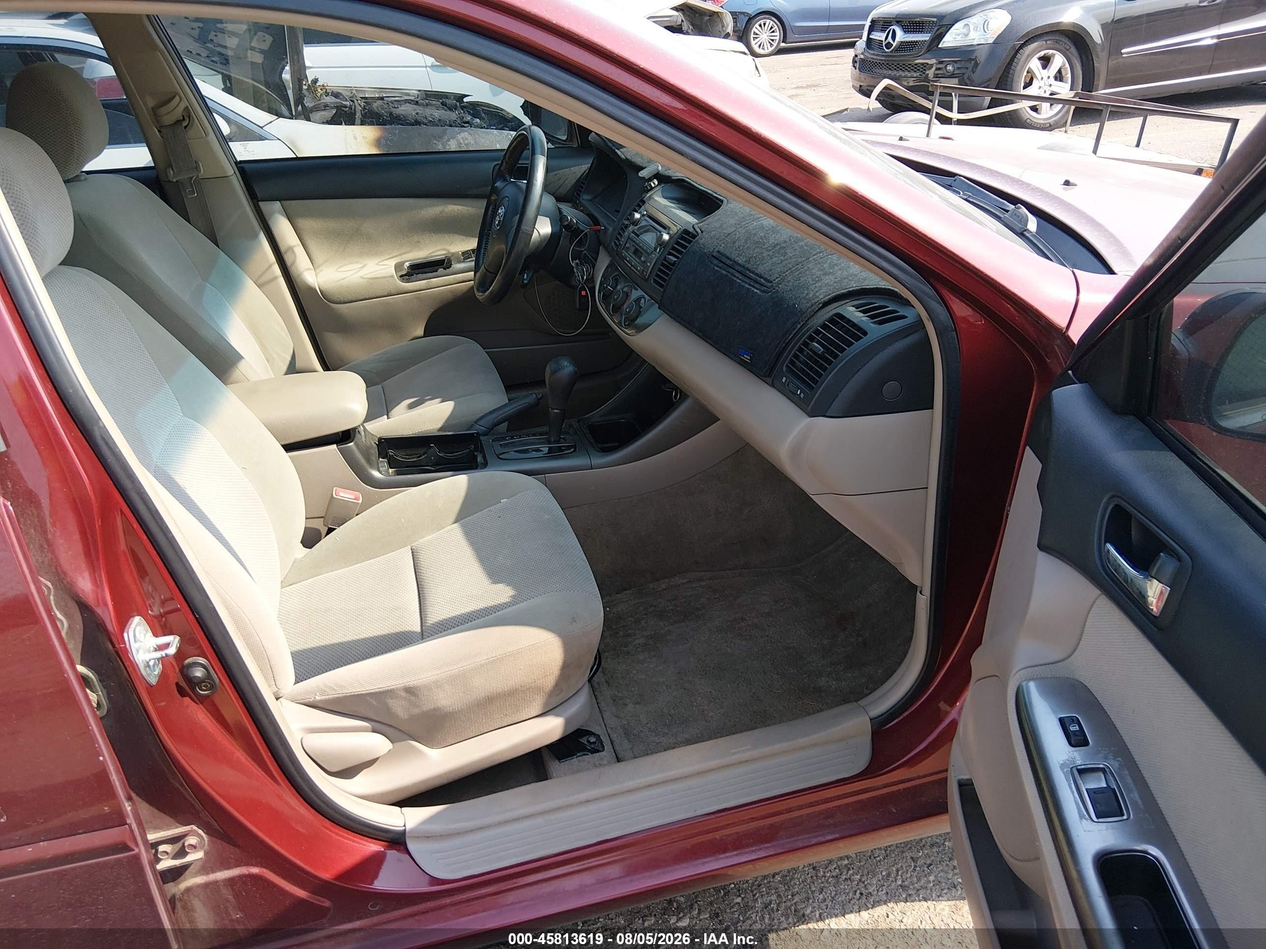 2003 Toyota Camry Se Red vin: 4T1BE32KX3U223892