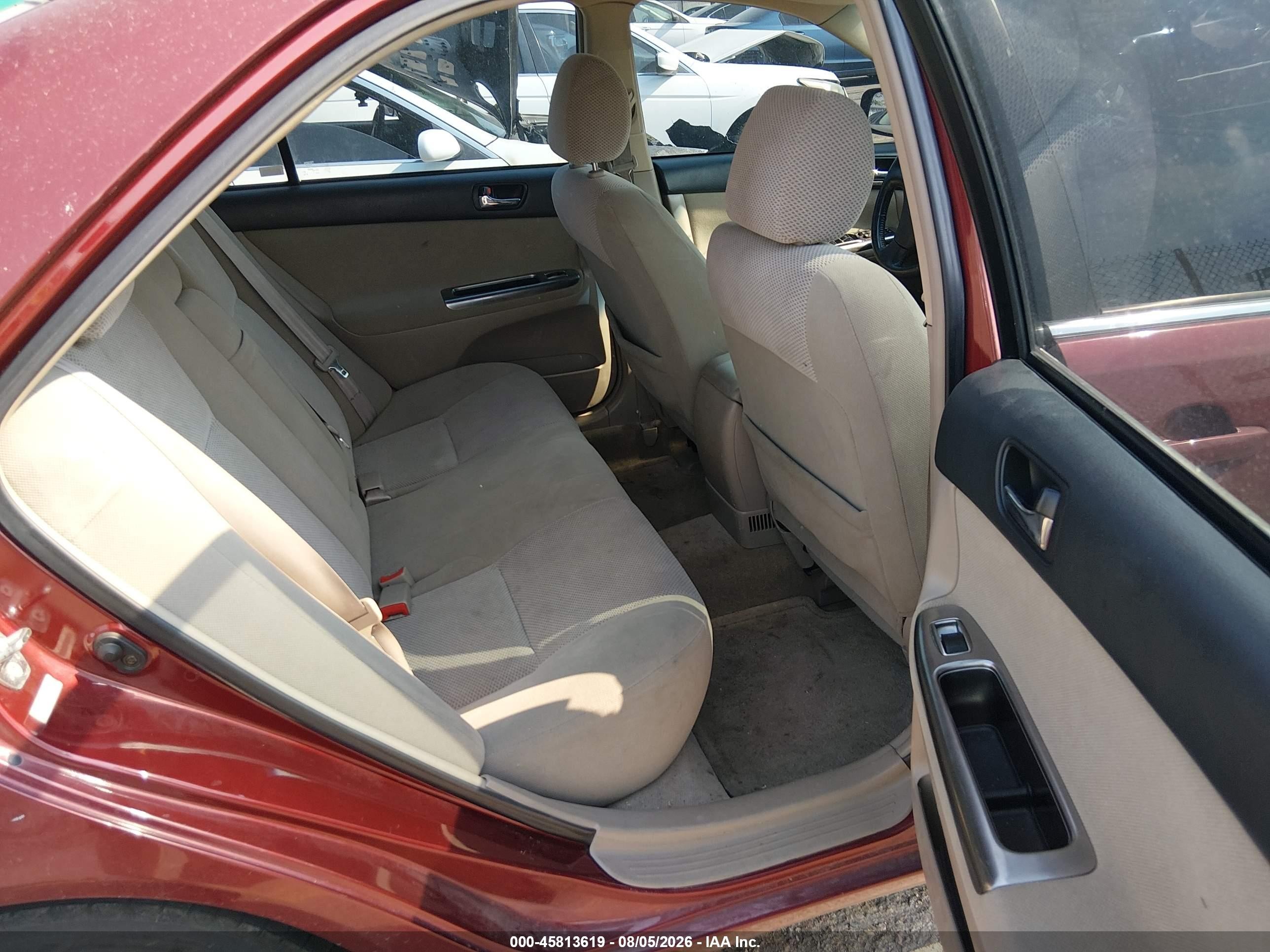 2003 Toyota Camry Se Red vin: 4T1BE32KX3U223892