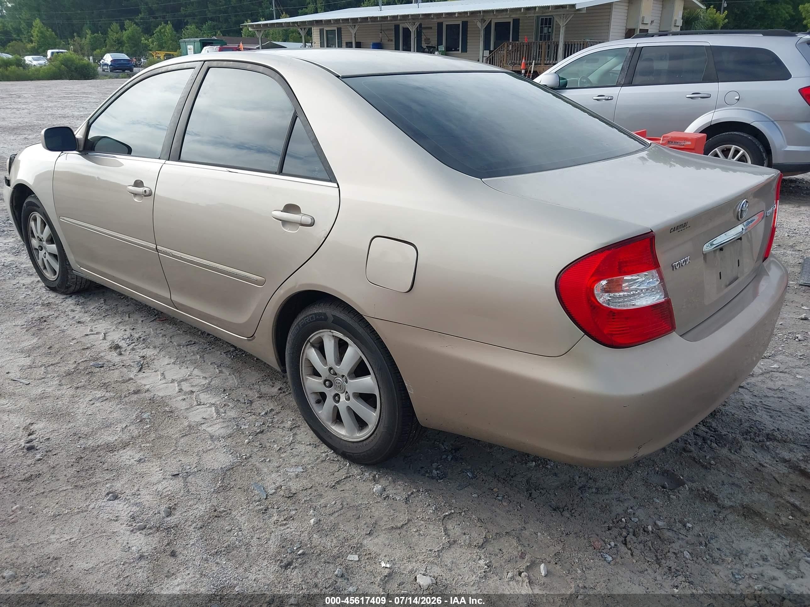 2003 Toyota Camry Xle Brown vin: 4T1BE32KX3U249182