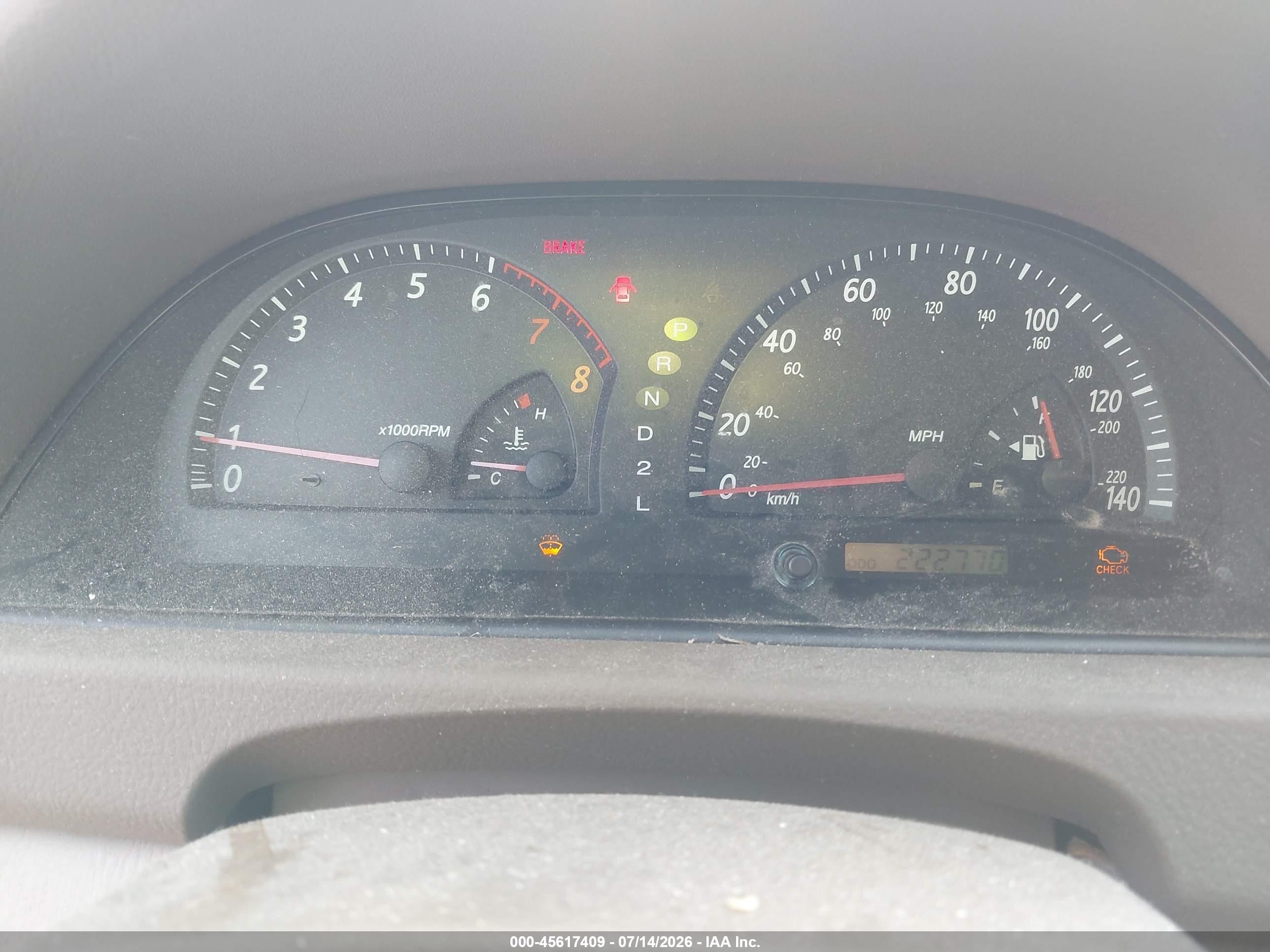 2003 Toyota Camry Xle Brown vin: 4T1BE32KX3U249182