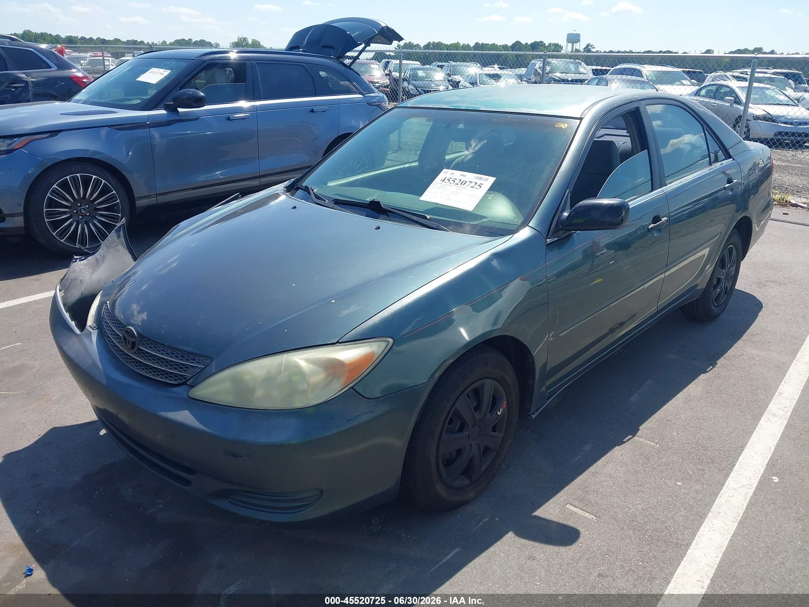 2003 Toyota Camry Le Green vin: 4T1BE32KX3U648724