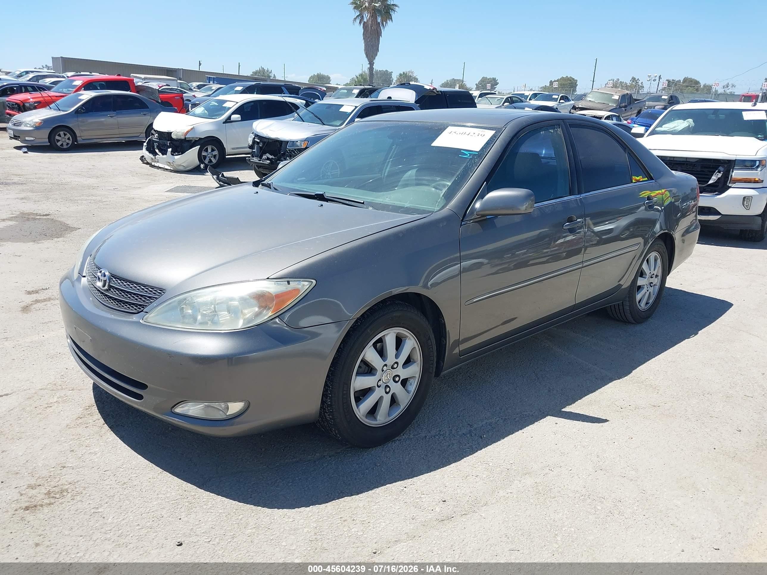 2003 Toyota Camry Xle Gray vin: 4T1BE32KX3U651090