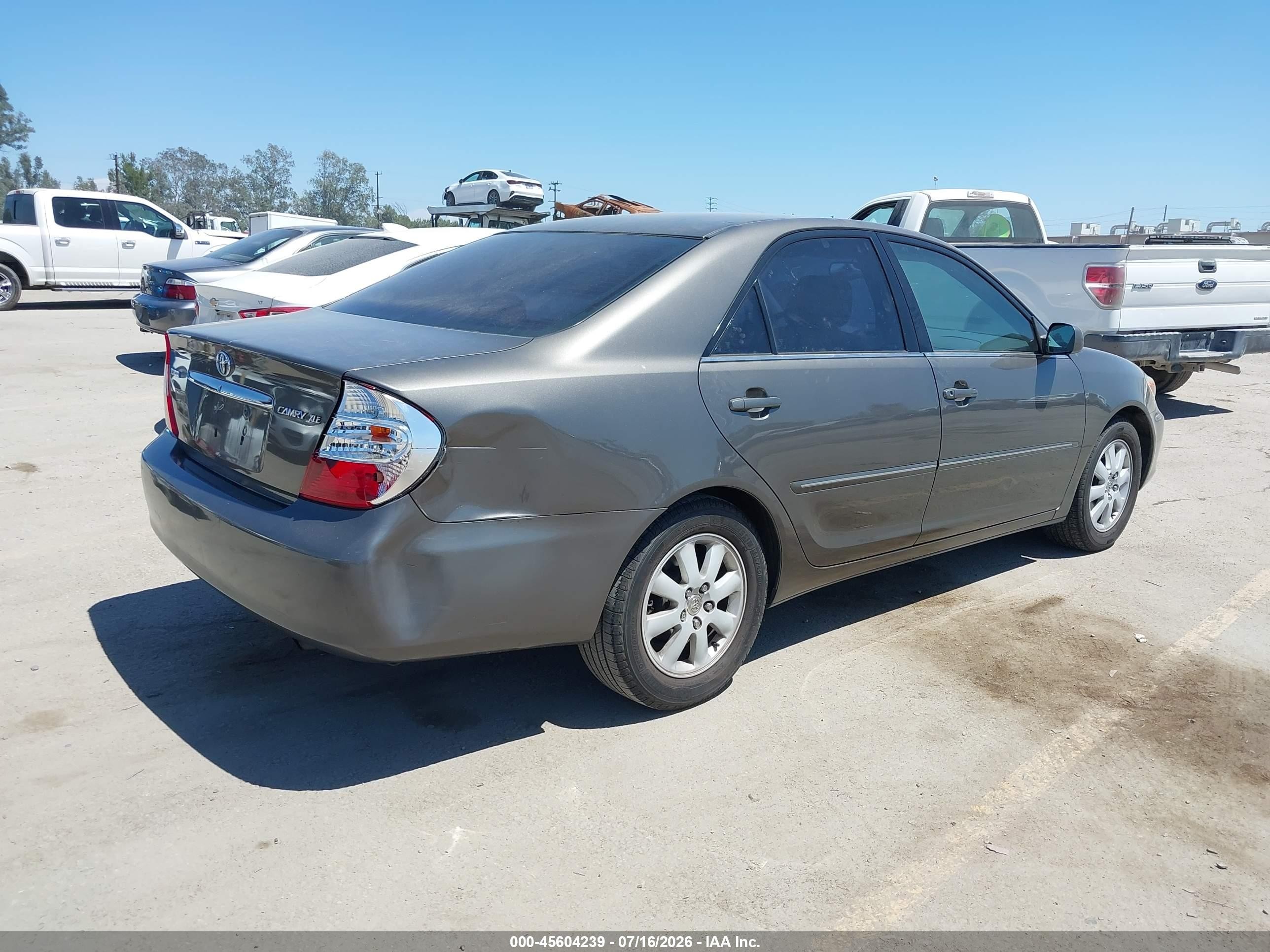 2003 Toyota Camry Xle Gray vin: 4T1BE32KX3U651090