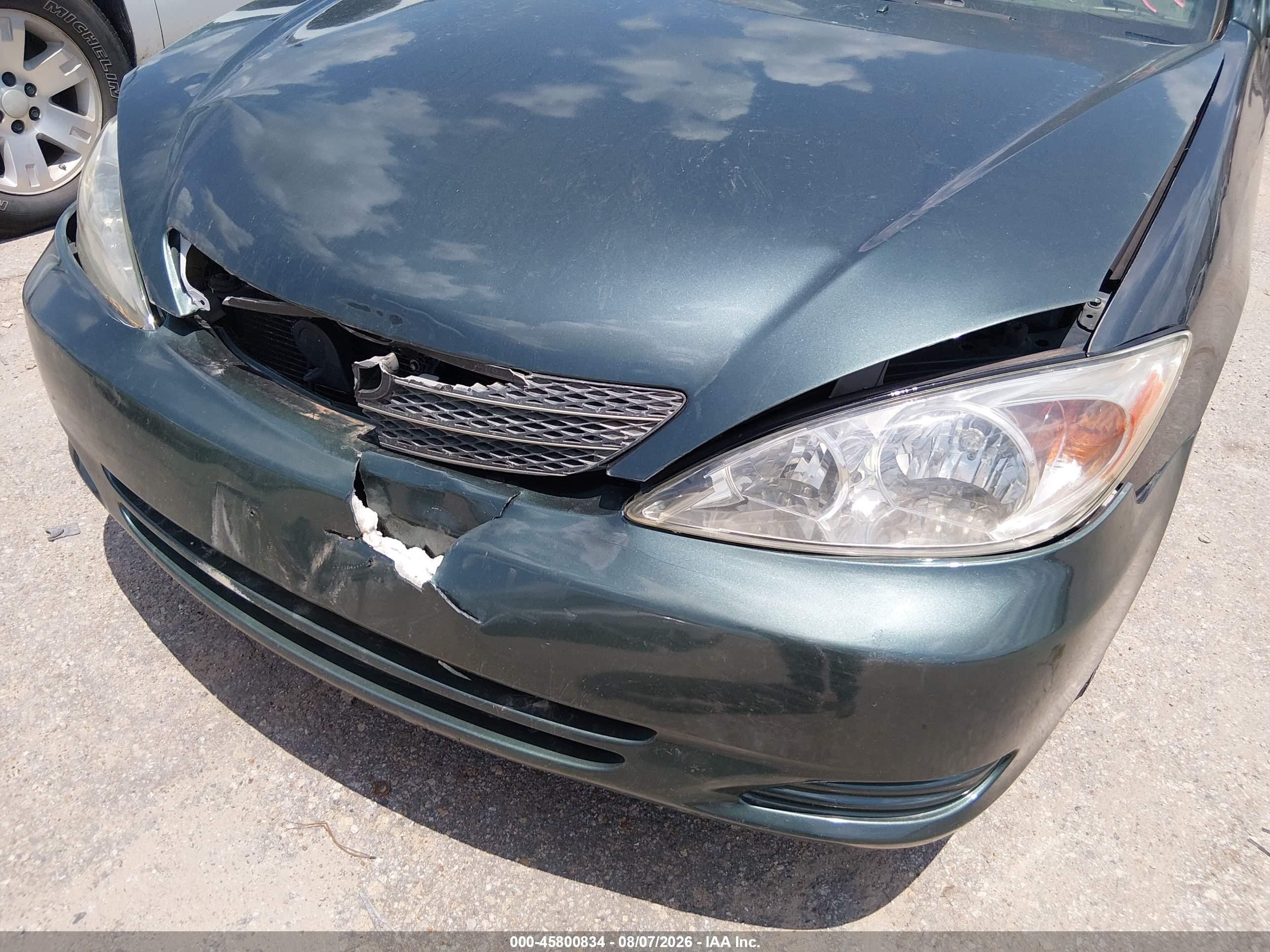 2003 Toyota Camry Le Green vin: 4T1BE32KX3U689788
