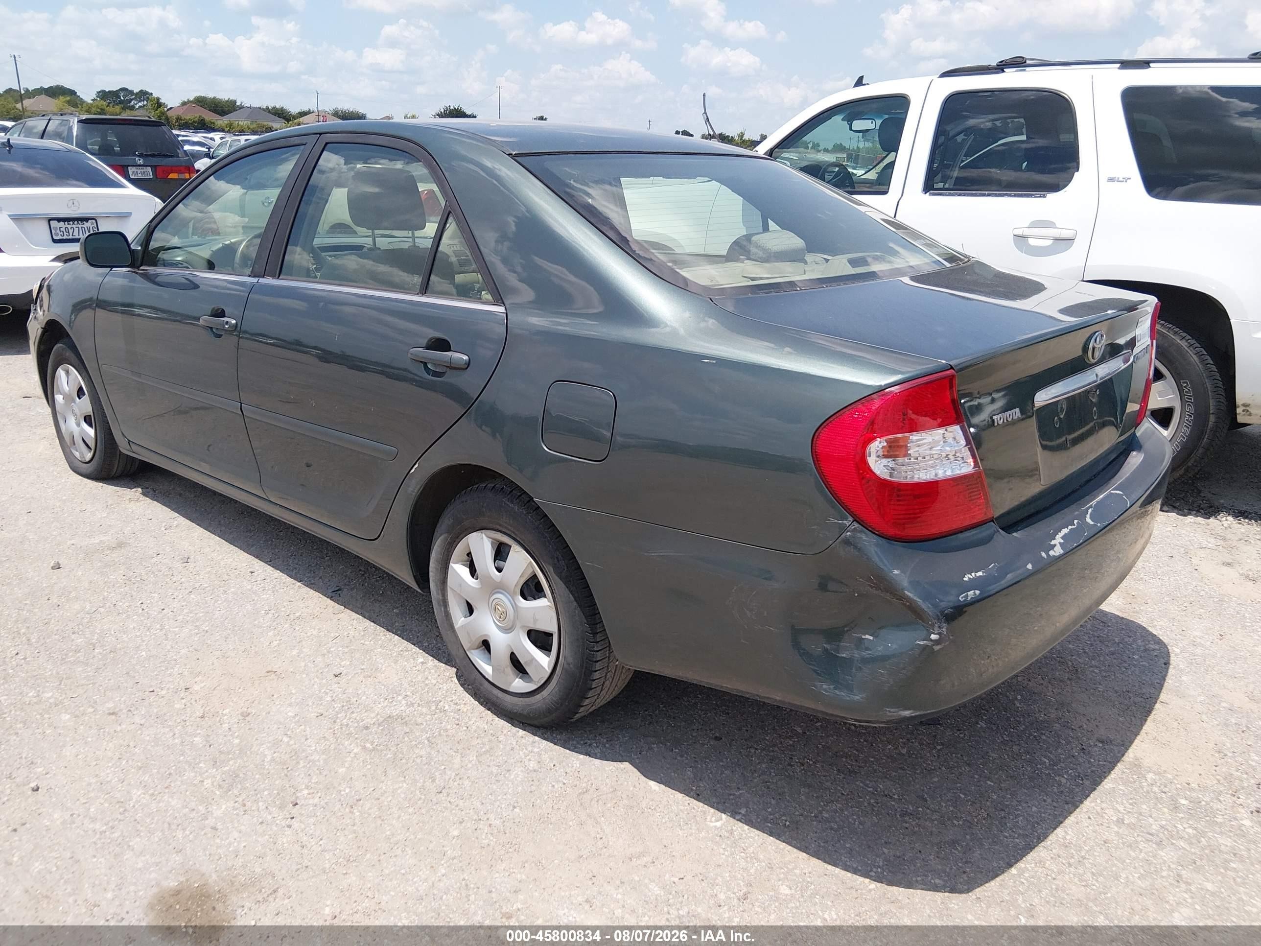2003 Toyota Camry Le Green vin: 4T1BE32KX3U689788